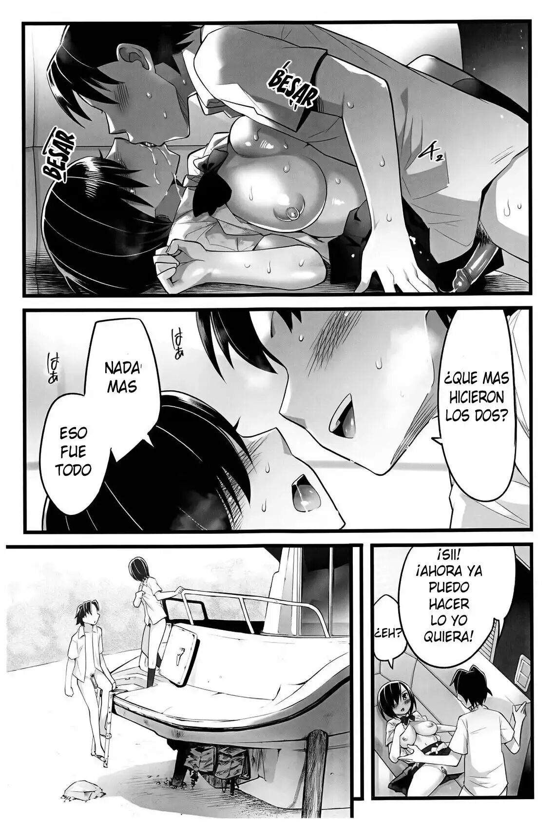 [OTOREKO (Toilet Komoru)] Mujintou JK! Choroi yo Yoshimura-san! Volume. 2 ~Yagai de Netori Hen~ | ¡Una estudiante en una isla  desierta!  ¡yoshimura-san es facil de persuadir! Capitulo 2 ~Cogiendo al aire libre~ [Spanish]  [Decensored] [Digital] imagen número 33