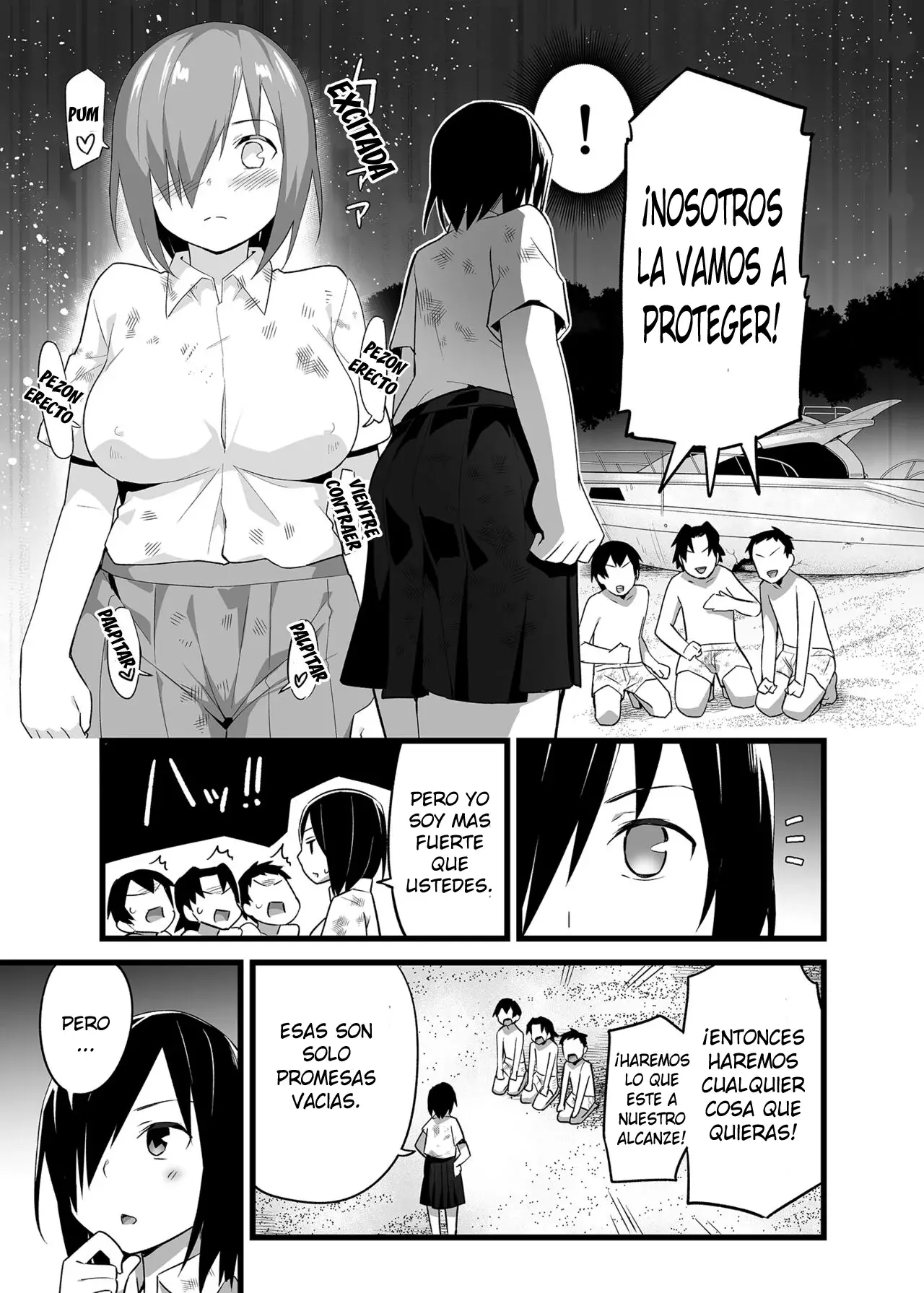[OTOREKO (Toilet Komoru)] Mujintou JK! Choroi yo Yoshimura-san! Volume. 3  ~Minna de  Netori Hen~ |  ¡Una estudiante en una isla  desierta!  ¡yoshimura-san es facil de persuadir! Capitulo 3 ~Cogiendo con todos~ [Spanish]  [Decensored] [Digital] 图片编号 51
