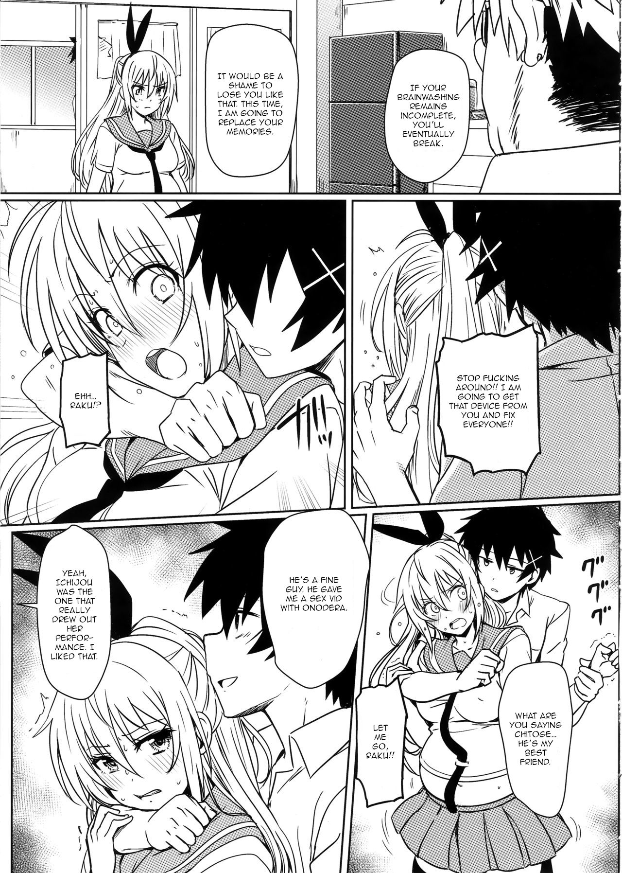 (C96) [Kaminari-neko (Eitarou)] Yamikoi -Saimin- 4 (Nisekoi) [English] [HypnoMangaEditor] image number 18