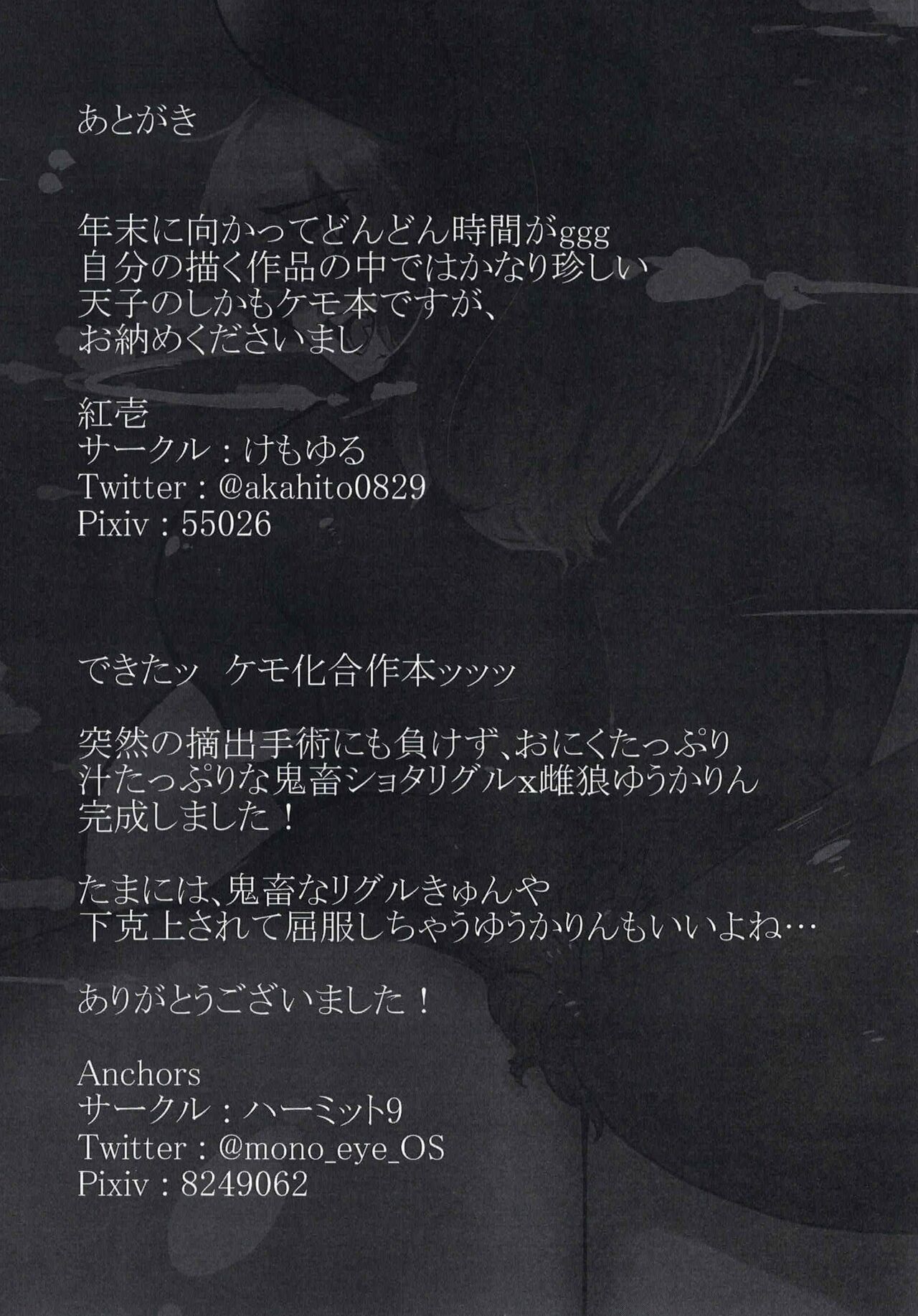 [Kemoyuru (Akahito, Anchors)] K-MOBEY (Touhou Project) Bildnummer 22