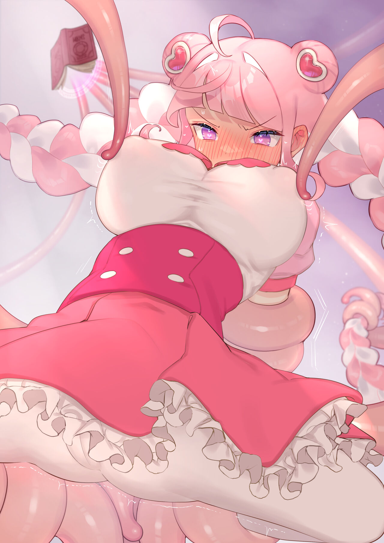 [Aizenpochi] Shokushu Ni Gacchiri Kōsoku Sarete Chikubi Pin Pin Sarechau Mahōu Shōjou numero di immagine  6