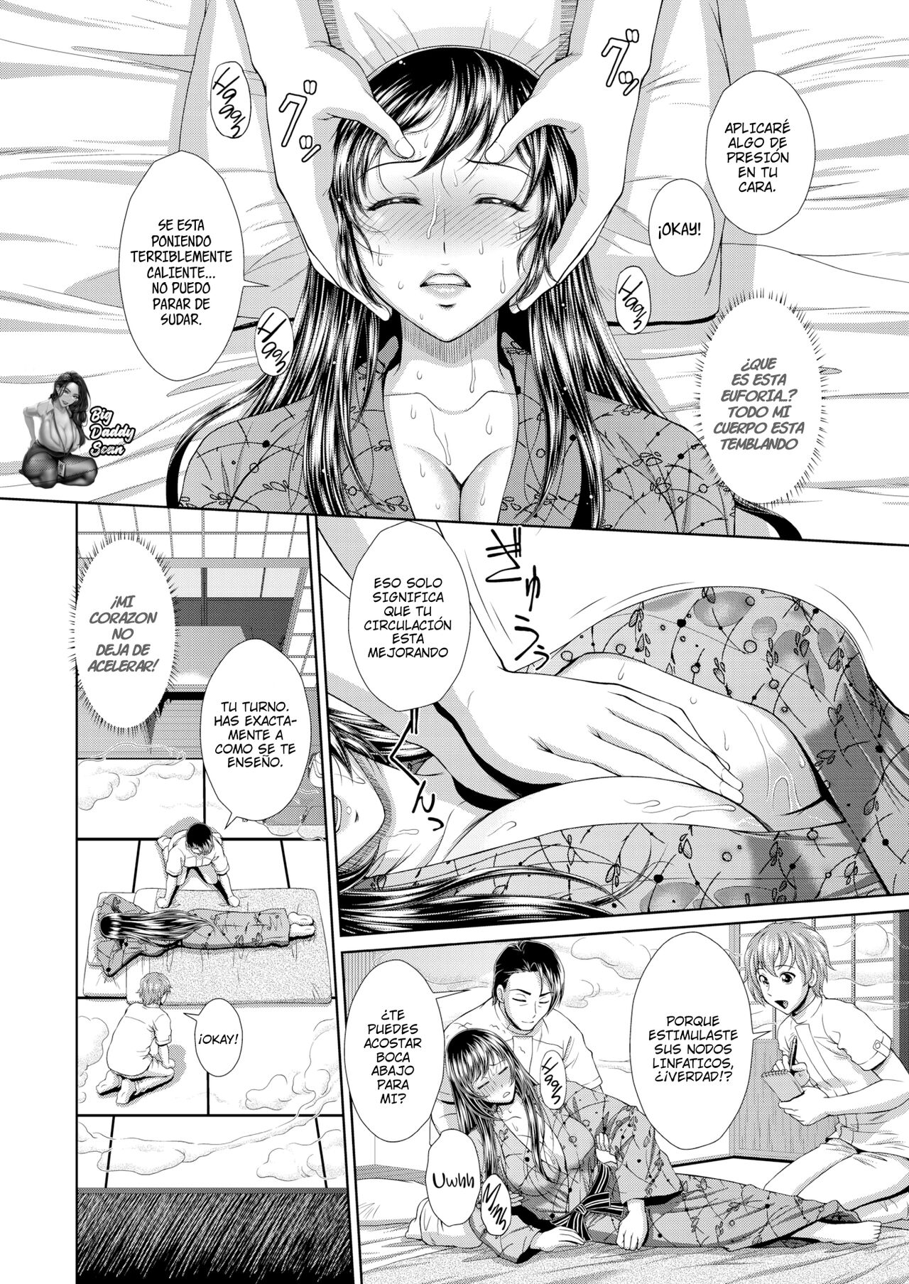 [Ban Kazuyasu] Kaikan Massage | Masaje De Placer (COMIC BAVEL 2016-09) [Spanish] [BigDaddy Scan] [Decensored] [Digital] numero di immagine  6