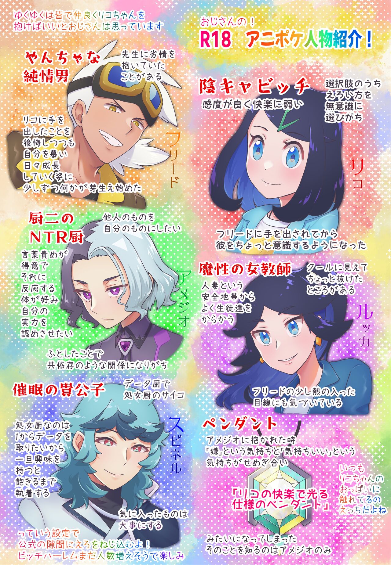 [Nijiiro no Wodge] Ao no Rakuen e Youkoso (Pokémon Horizons) image number 2