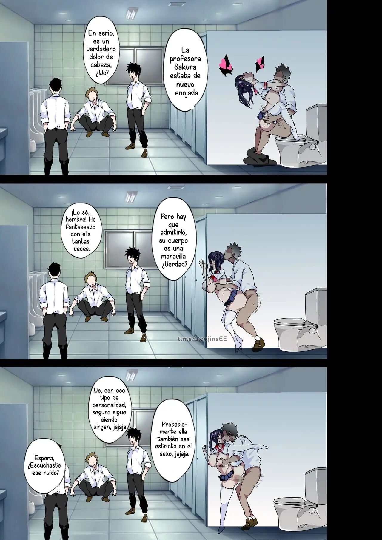 [Kinnikutei (macho.)] Midara na Sensei wa Kirai desu ka? ~Sakura Aimi no Baai~ [Spanish] [Riokni] 31eme image