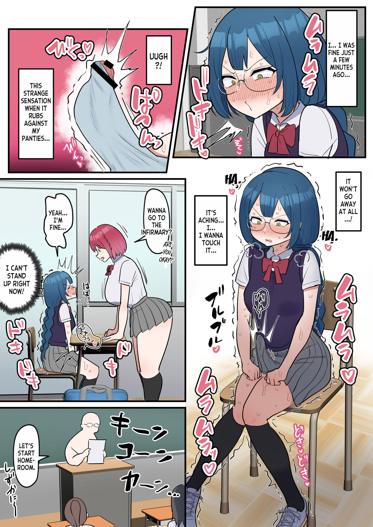 [Fence 14] Totsuzen Chinpo ga Haete Shimatta Majime Joshi, Tomodachi to Koubi Suru | The Serious girl Suddenly Grows a Dick and Fucks Her Friend [English] [desudesu] 图片编号 6