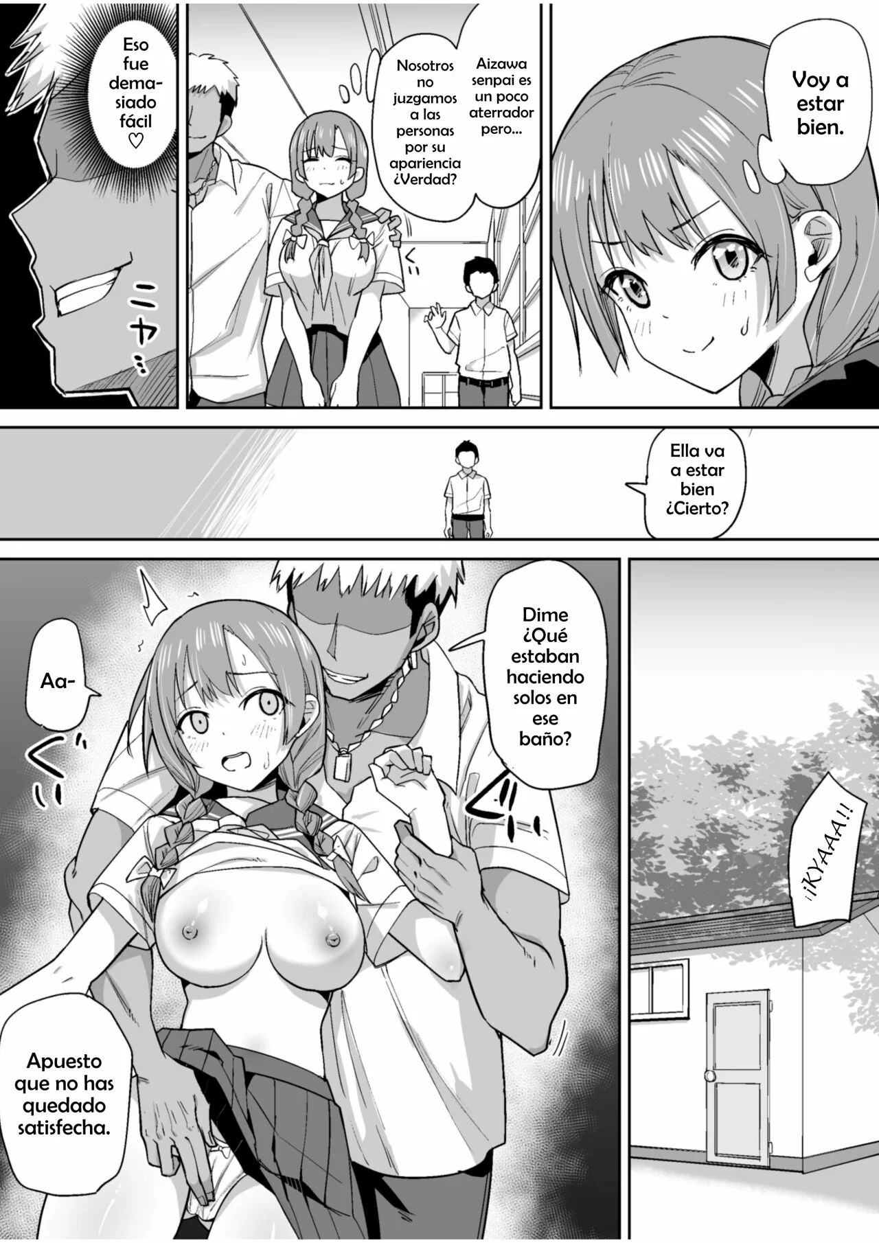 [Chanbara Kishidan] Inaka de wa Kwaii Kanojo o Furyou no Senpai ni Netorareru [Spanish] [AylithScan] 图片编号 9