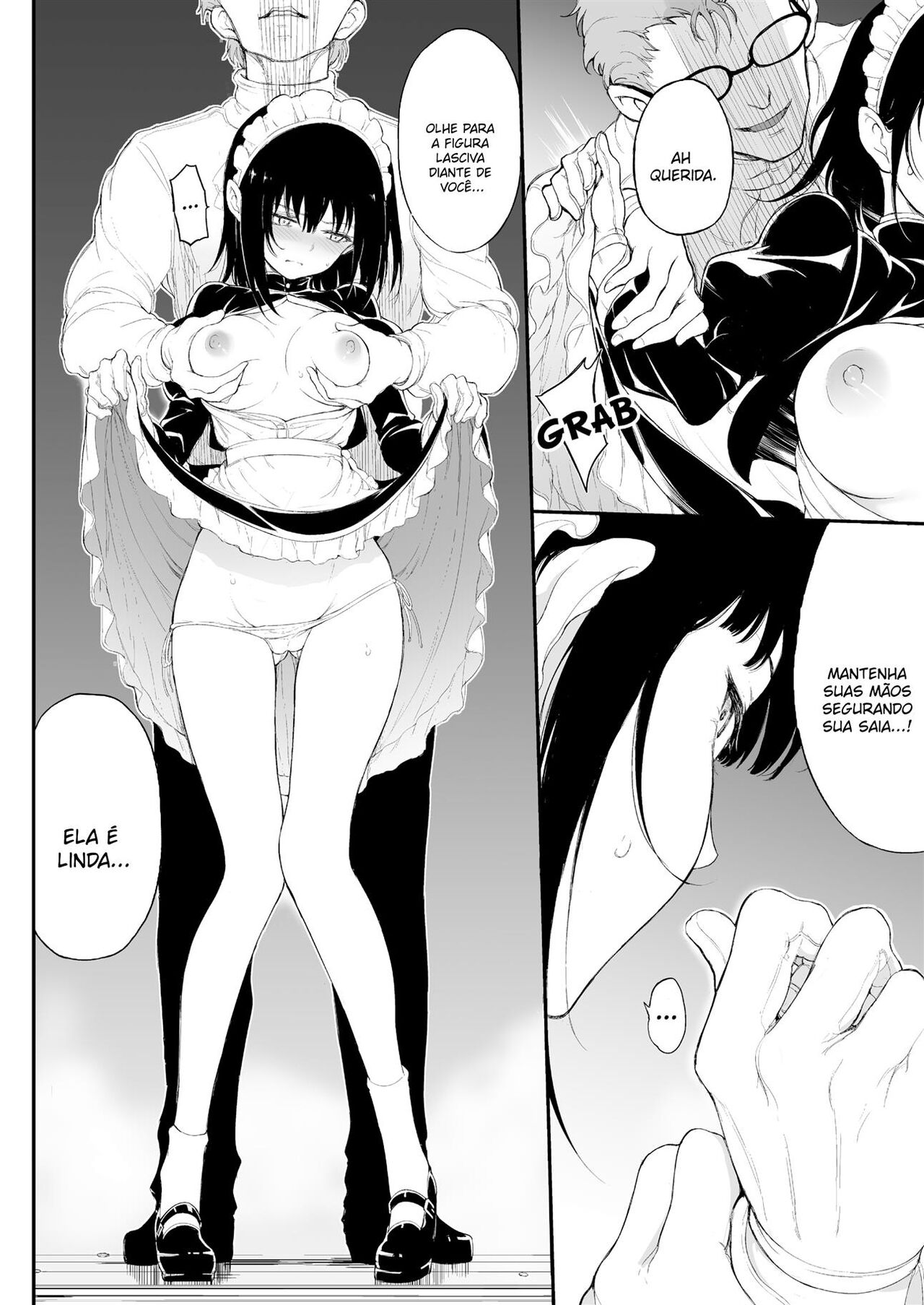 [Kyockchokyock (Kyockcho)] Maid Kyouiku. -Botsuraku Kizoku Rurikawa Tsubaki- [Portuguese-BR] [hentaikai.com] [Decensored] [Digital] numero di immagine  13