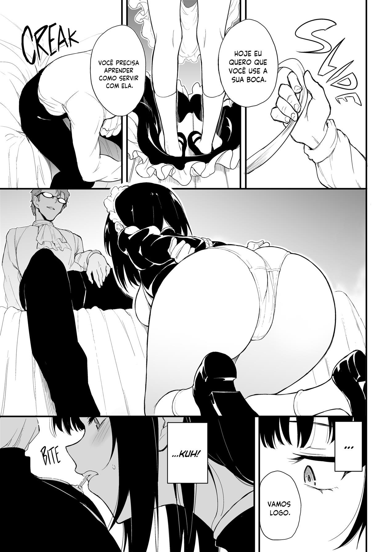 [Kyockchokyock (Kyockcho)] Maid Kyouiku. 2 -Botsuraku Kizoku Rurikawa Tsubaki- [Portuguese-BR] [hentaikai.com] [Decensored] [Digital] изображение № 4