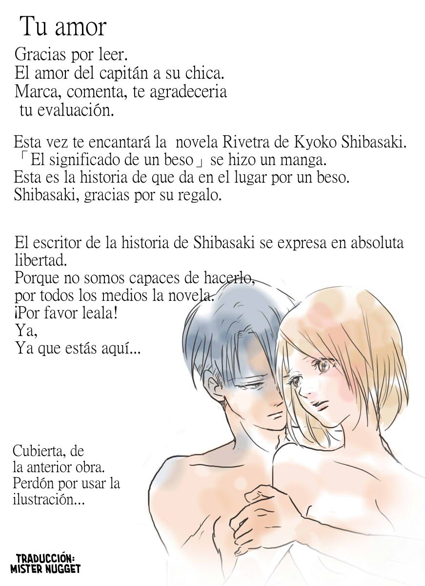 [(Hayashi no yome)] El significado de un beso (Shingeki no Kyojin) [Spanish] [Mr. Nugget] image number 2