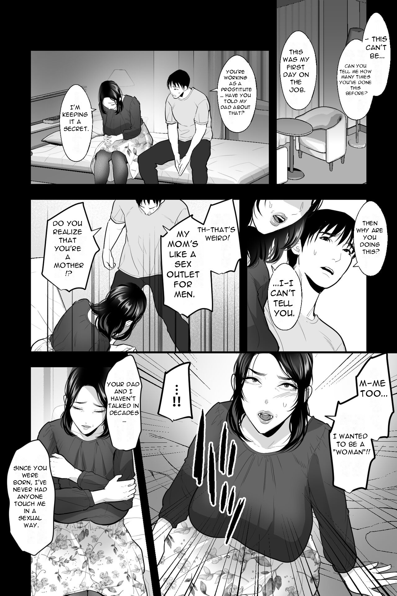 [Ginshio Honpo (Ginen)] Saggy-Breasted Woman's Flesh Pot~My Frustrated Mother Was a Lewd Big-Breasted Call Girl, So I turned Her into a Masturbator by...[English] [Decensored][DarklordMTLs] 3eme image