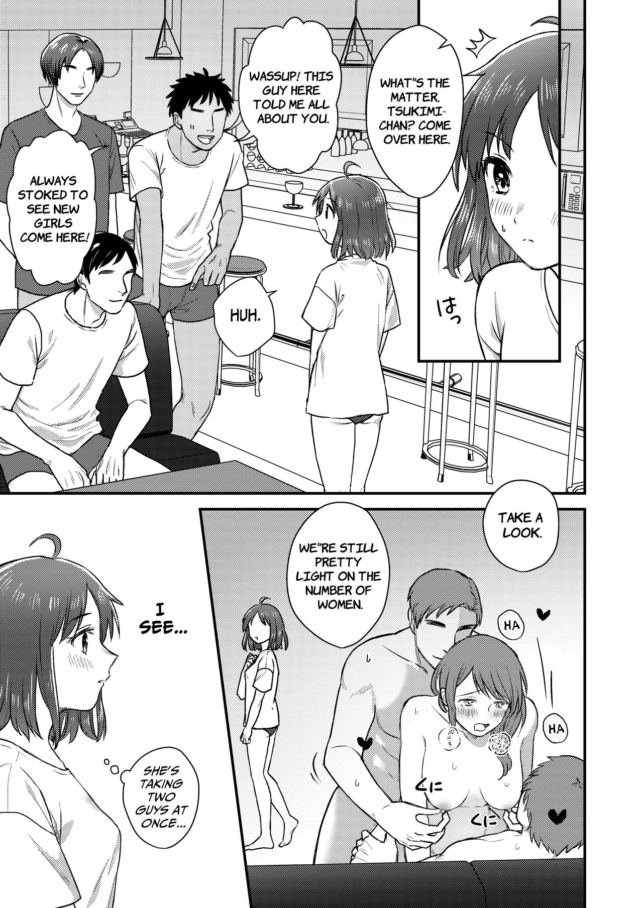 [Dolly-su (dorisu)] Nipuba- #1 Tsukimi-chan no Baai | Nipple Bar- #1 Tsukimi-chan Chapter [English] image number 19