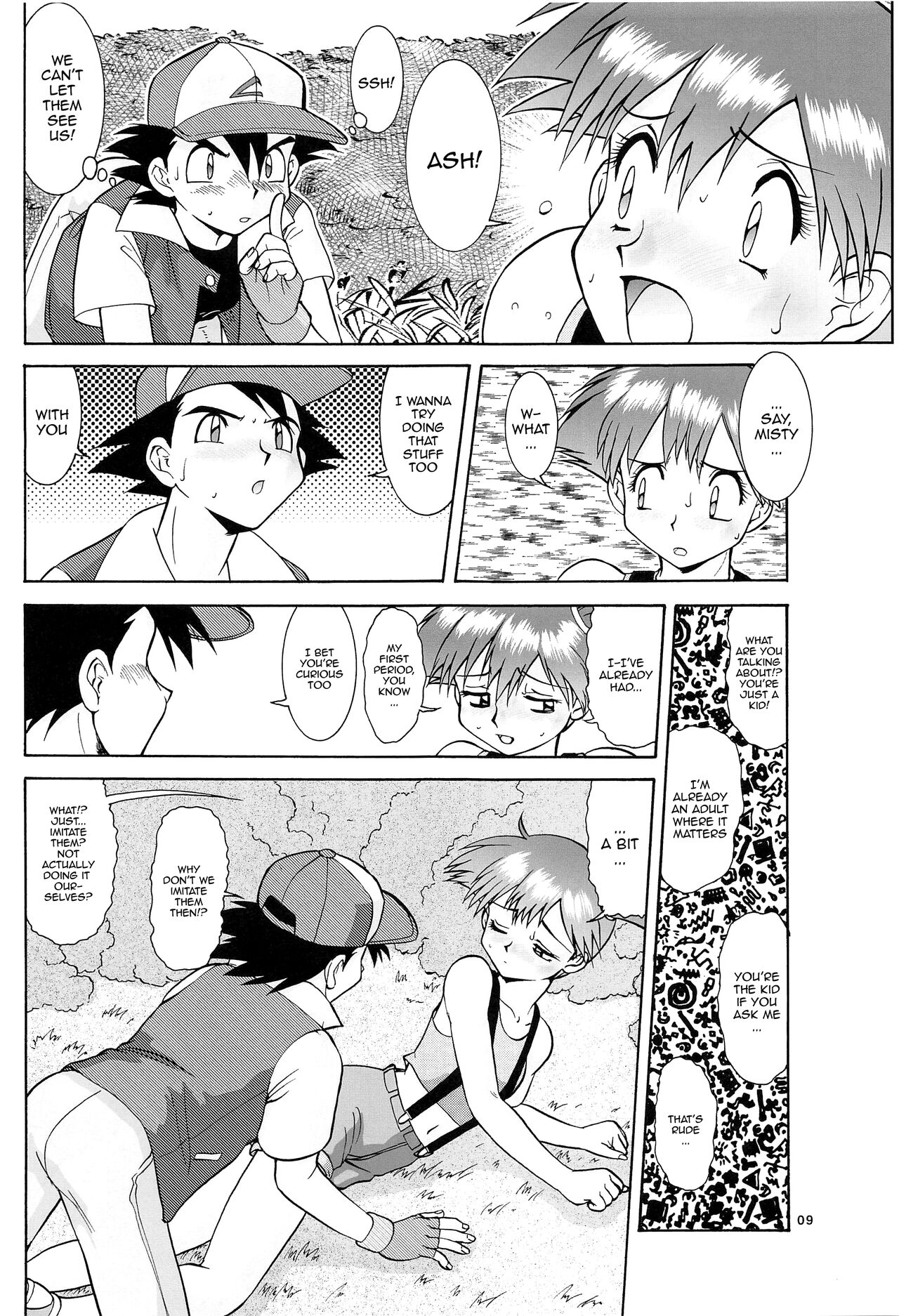(C103) [Tsurikichi-Doumei (Umedama Nabu)] Kasumi to Kasumi | Misty and Misty (Pokémon) [English] {Doujins.com} image number 8