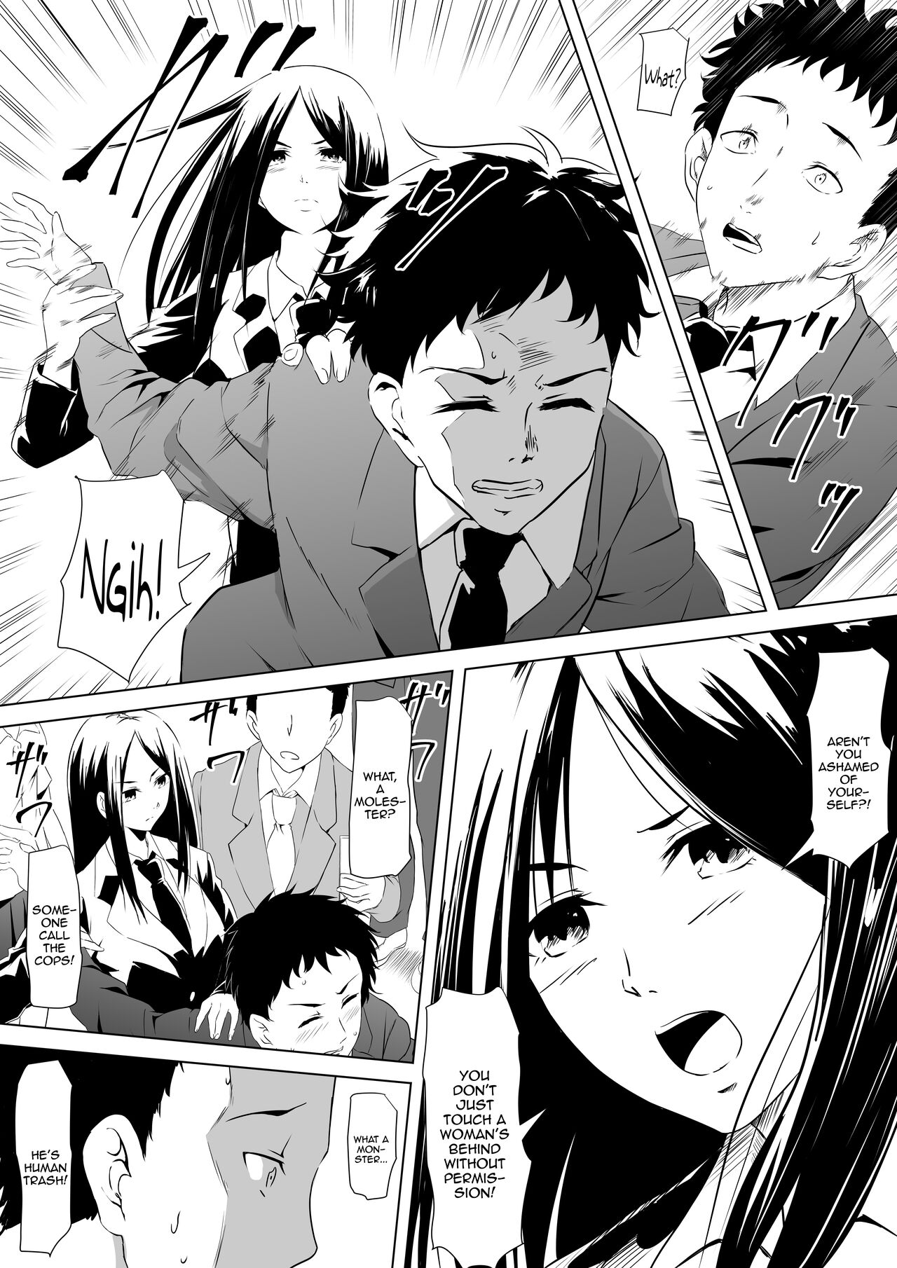 [Mikezoutei] Budoukei Oyako o Saimin de Okasu | Raping A Martial Artist Girl Using Hypnosis [English] {Doujins.com} image number 3