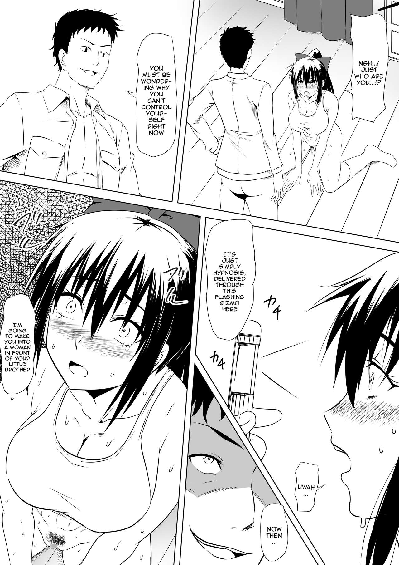 [Mikezoutei] Budoukei Oyako o Saimin de Okasu | Raping A Martial Artist Girl Using Hypnosis [English] {Doujins.com} image number 10