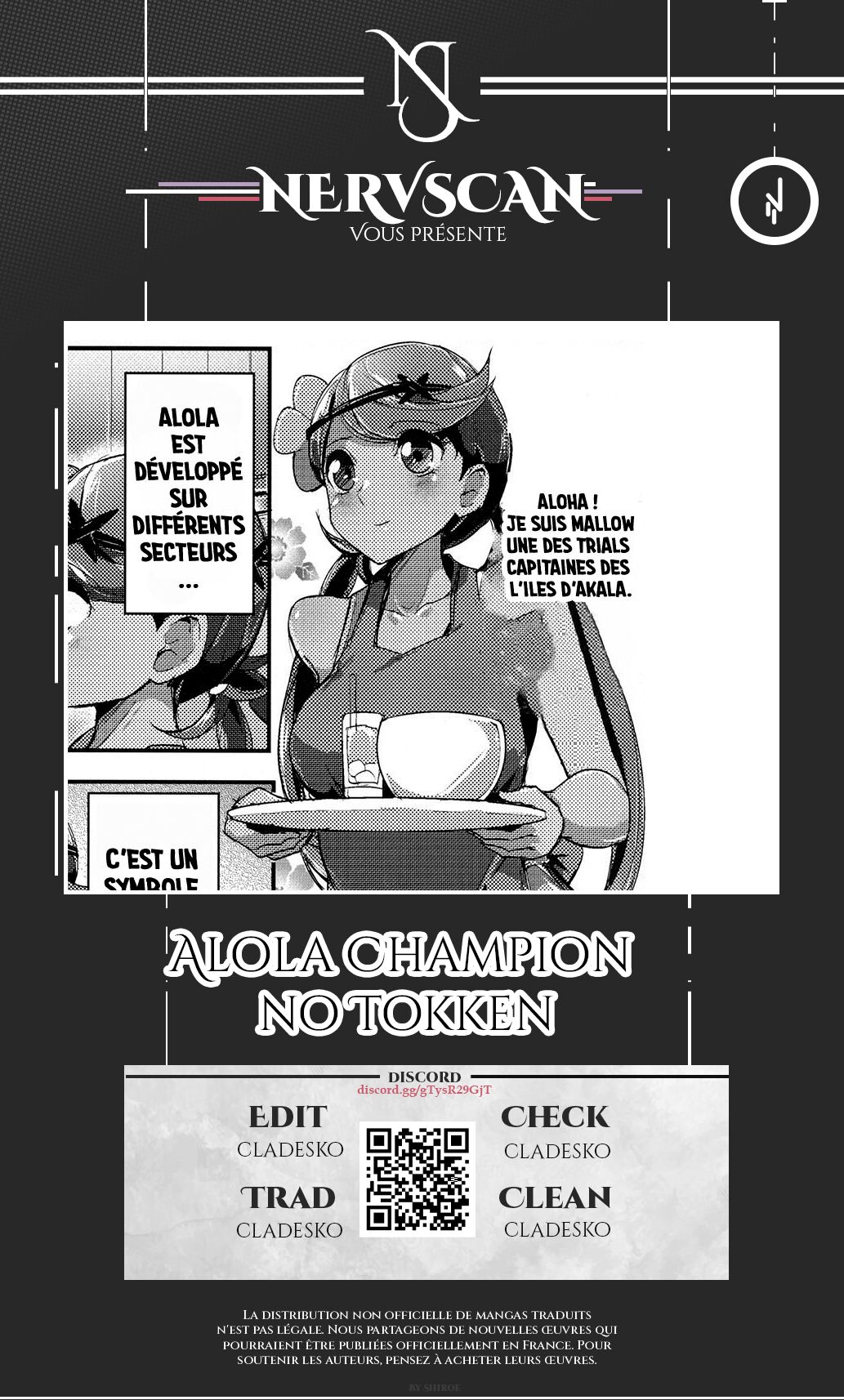 (C92) [Sanman Sanzen Koiking (Tyranu)] Alola Champion no Tokken  (Pokémon Sun and Moon) [French](nervscan) 画像番号 1