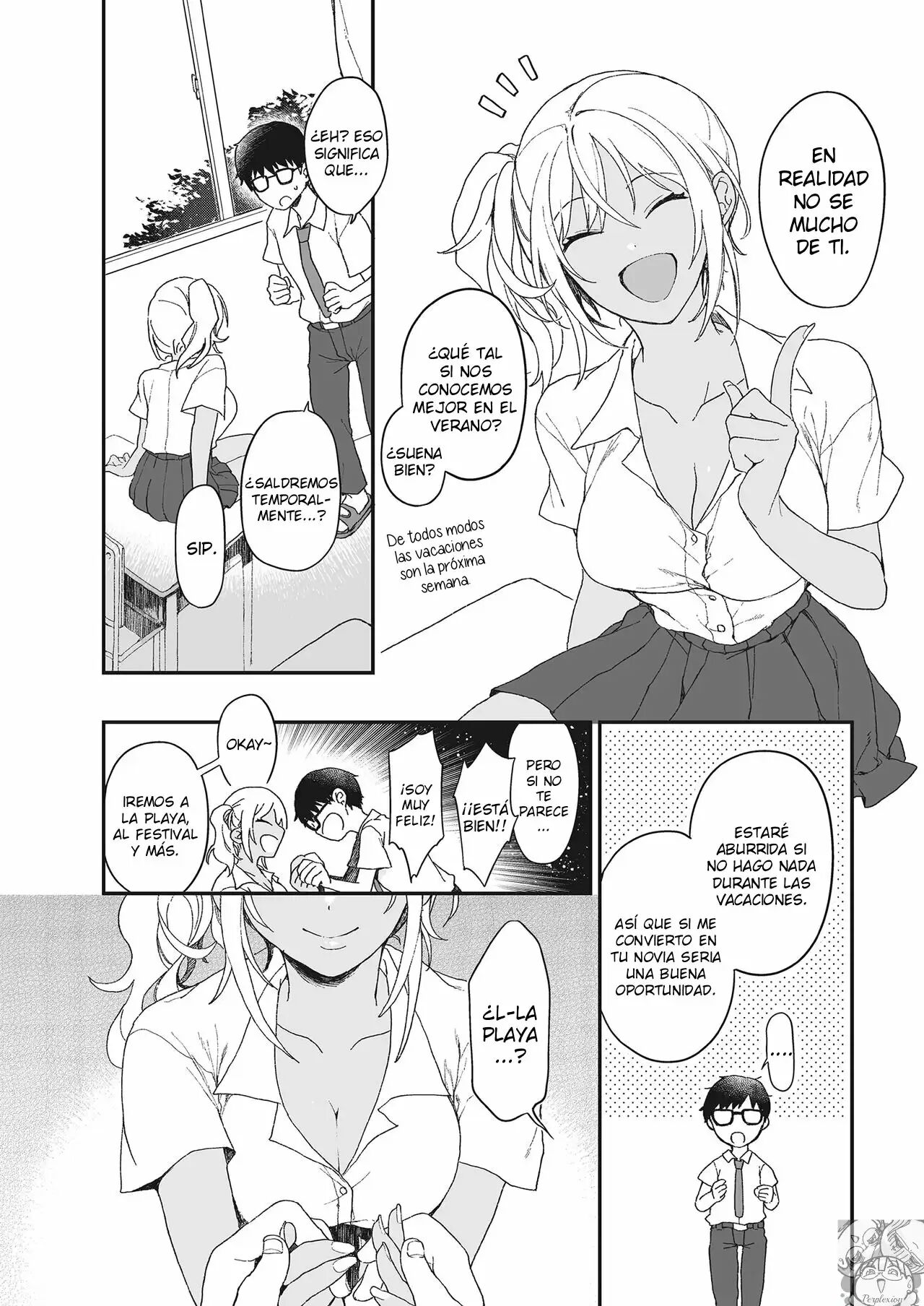 [Fetishism Pocket (Hazuki)] Summer Vacation Love (3150 Echi Echi Gal Joint) [Spanish] [Perplexion Translations] [Digital] изображение № 2