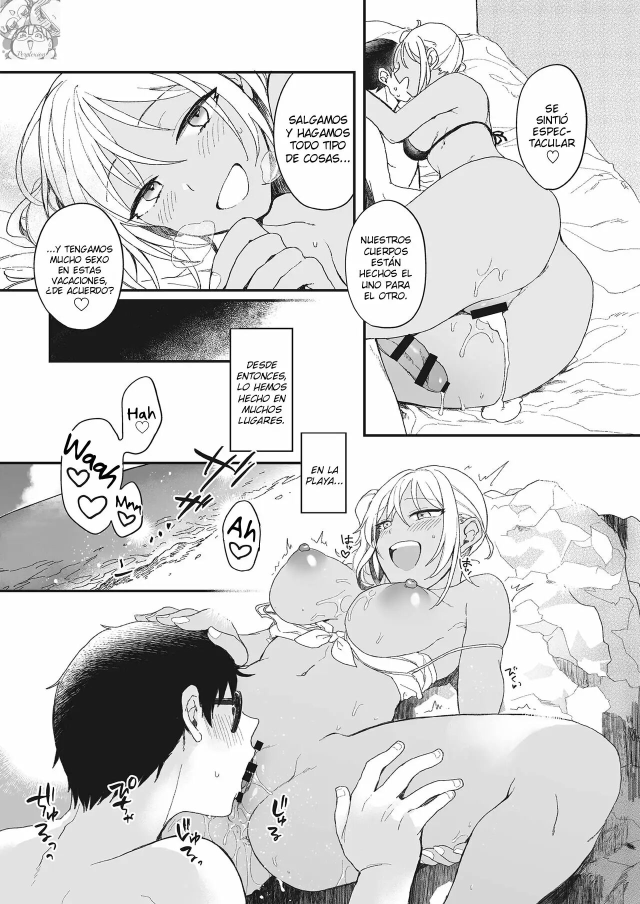 [Fetishism Pocket (Hazuki)] Summer Vacation Love (3150 Echi Echi Gal Joint) [Spanish] [Perplexion Translations] [Digital] изображение № 13