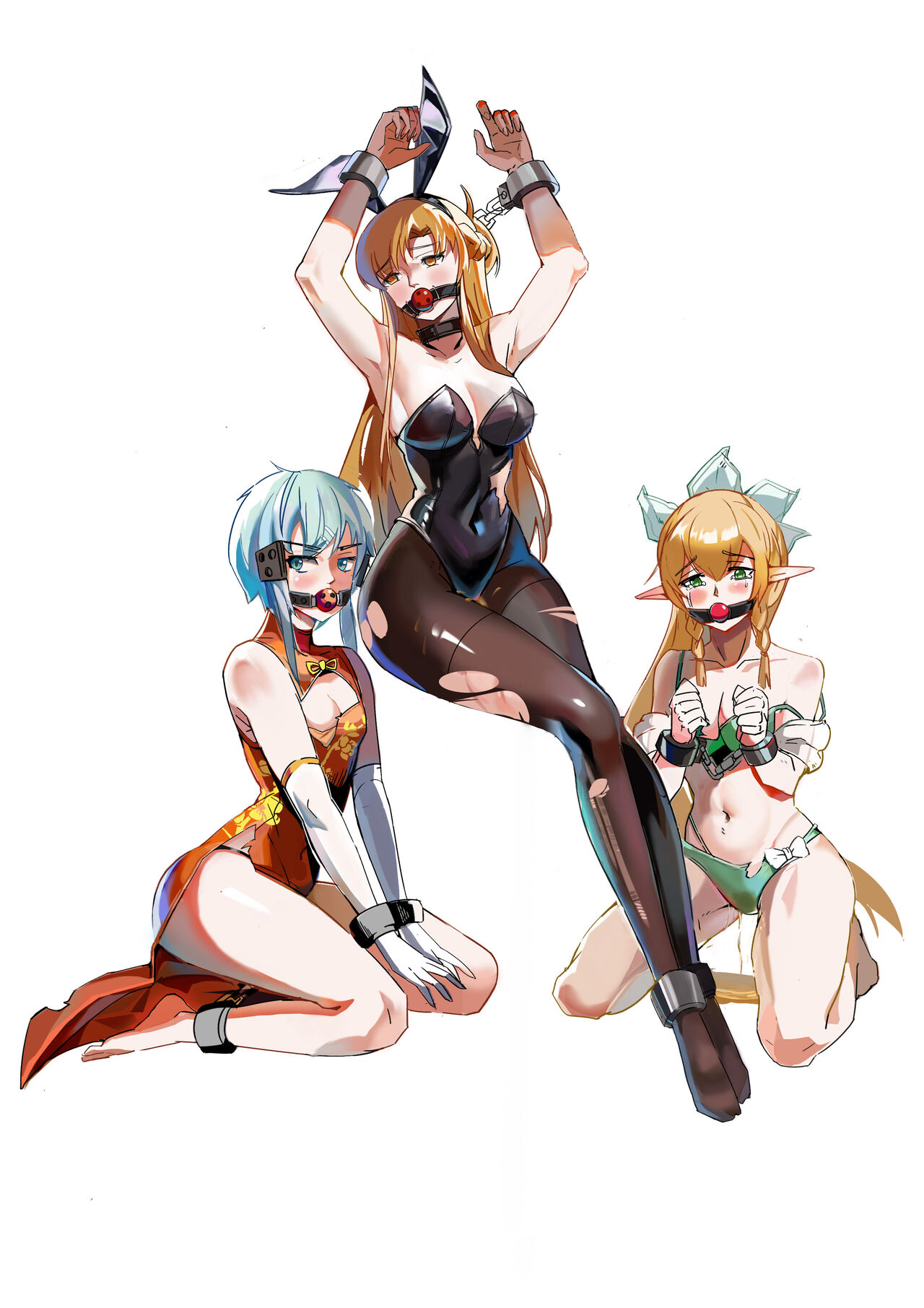 [月海] 【DID漫画】剣士、精霊と狙撃手/剑士，精灵与狙击手1-6P image number 3