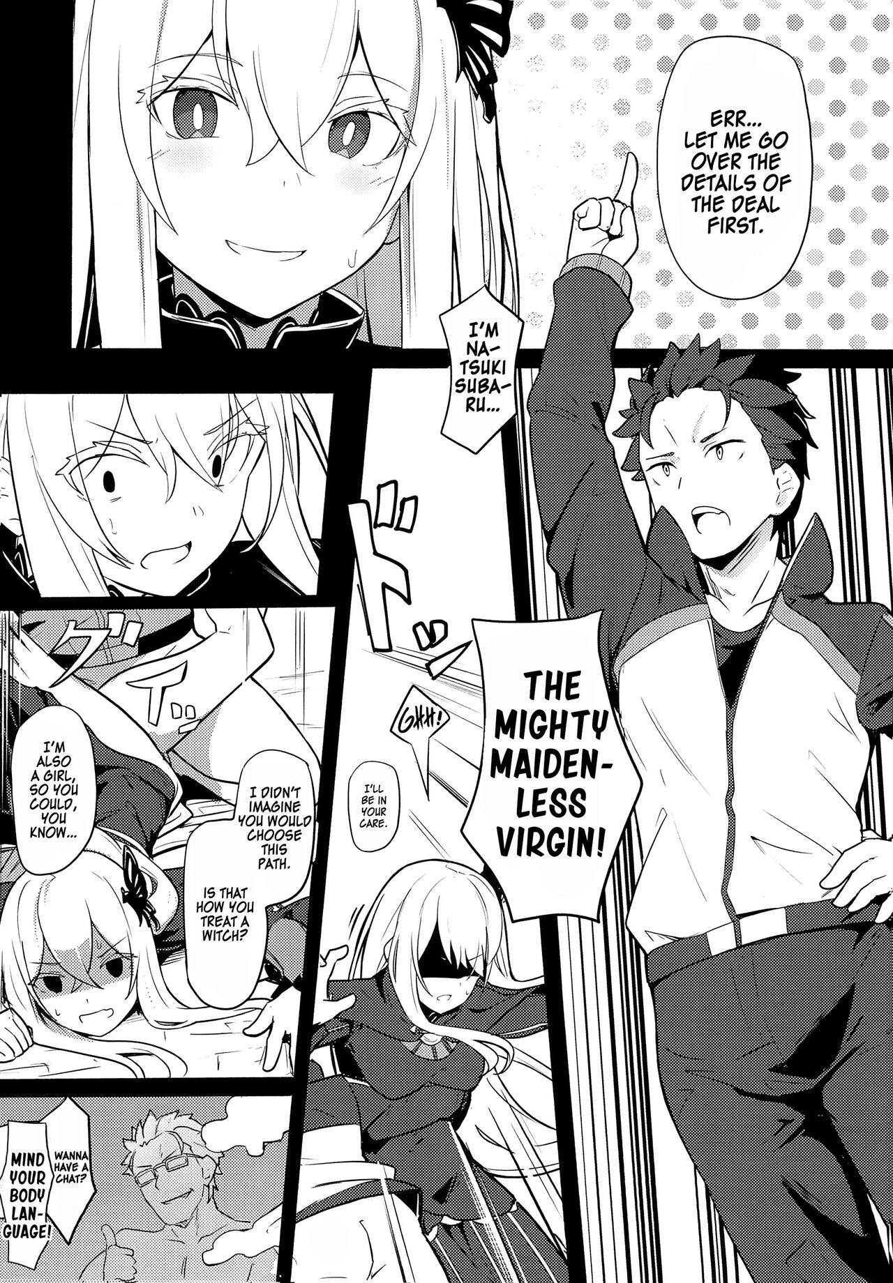 (C99) [Ohanabatake (Siseki Hirame)] Echidna sukebebon I (Re:Zero kara Hajimeru Isekai Seikatsu) [English] [Kinsei Translations] image number 3