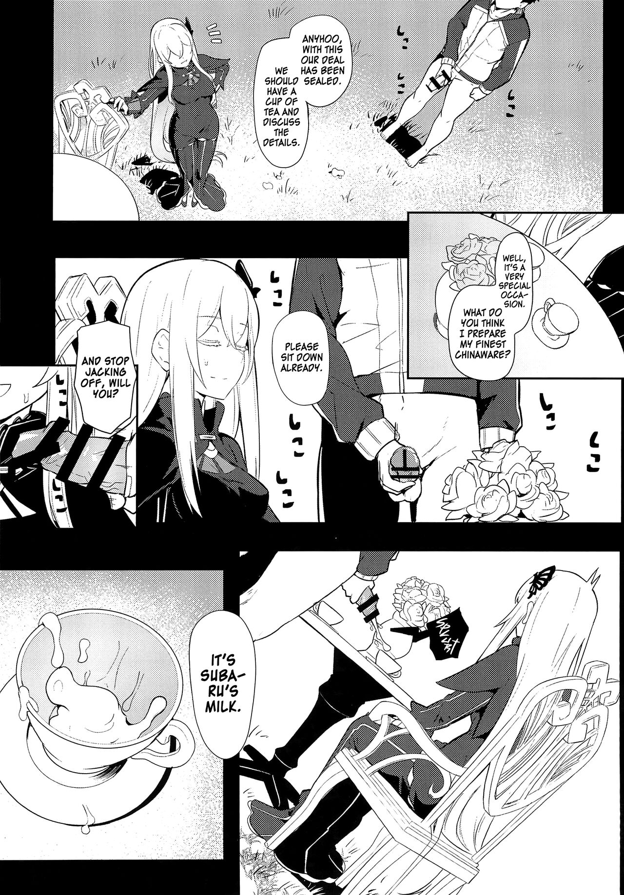 (C99) [Ohanabatake (Siseki Hirame)] Echidna sukebebon I (Re:Zero kara Hajimeru Isekai Seikatsu) [English] [Kinsei Translations] image number 13
