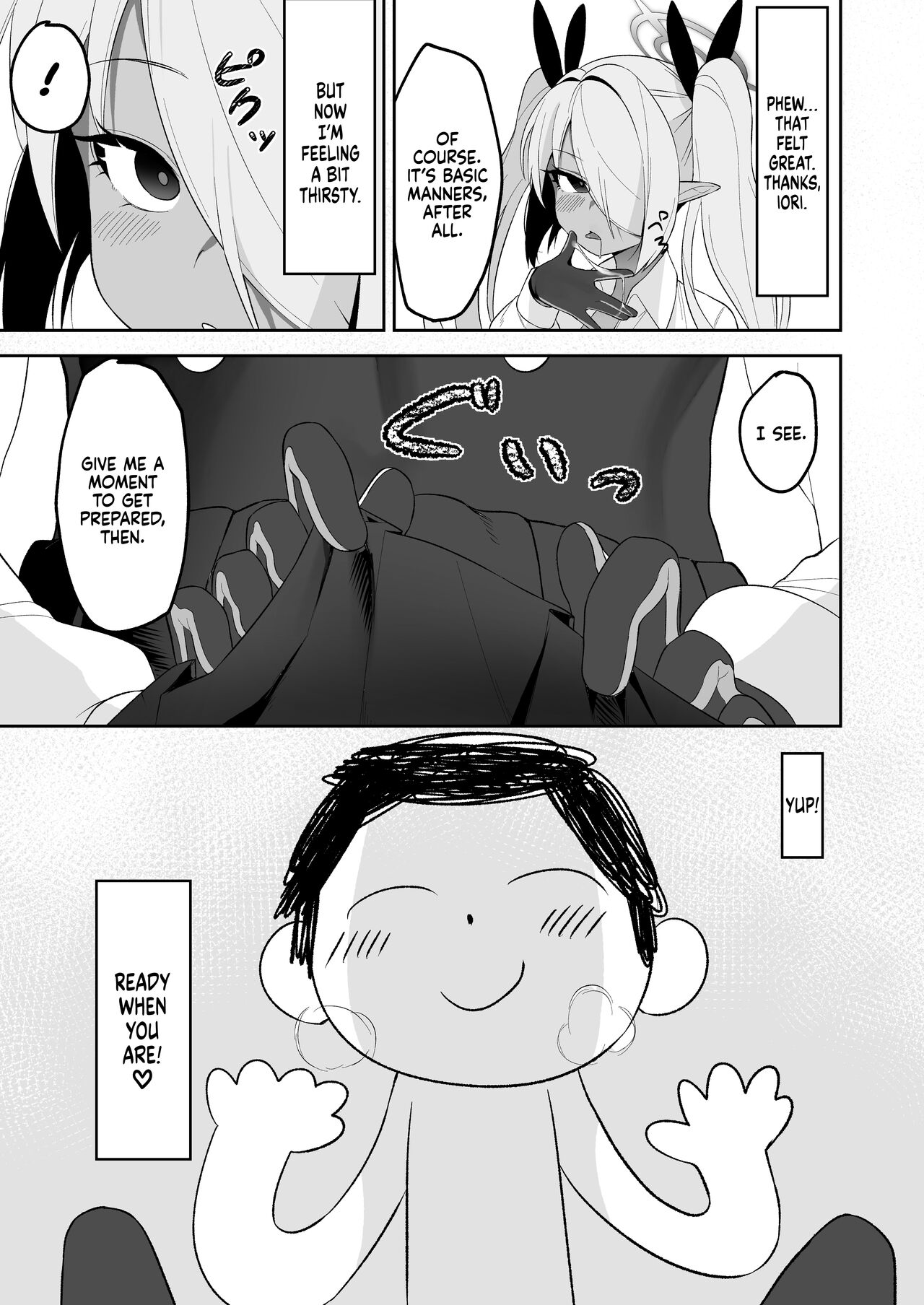 [Salty Dog. (Umashio)] Shiromi Iori o Hypno-ru. | Shiromi Iori Gets Hypnotized. (Blue Archive) [English] [Xzosk] [Digital] 图片编号 14