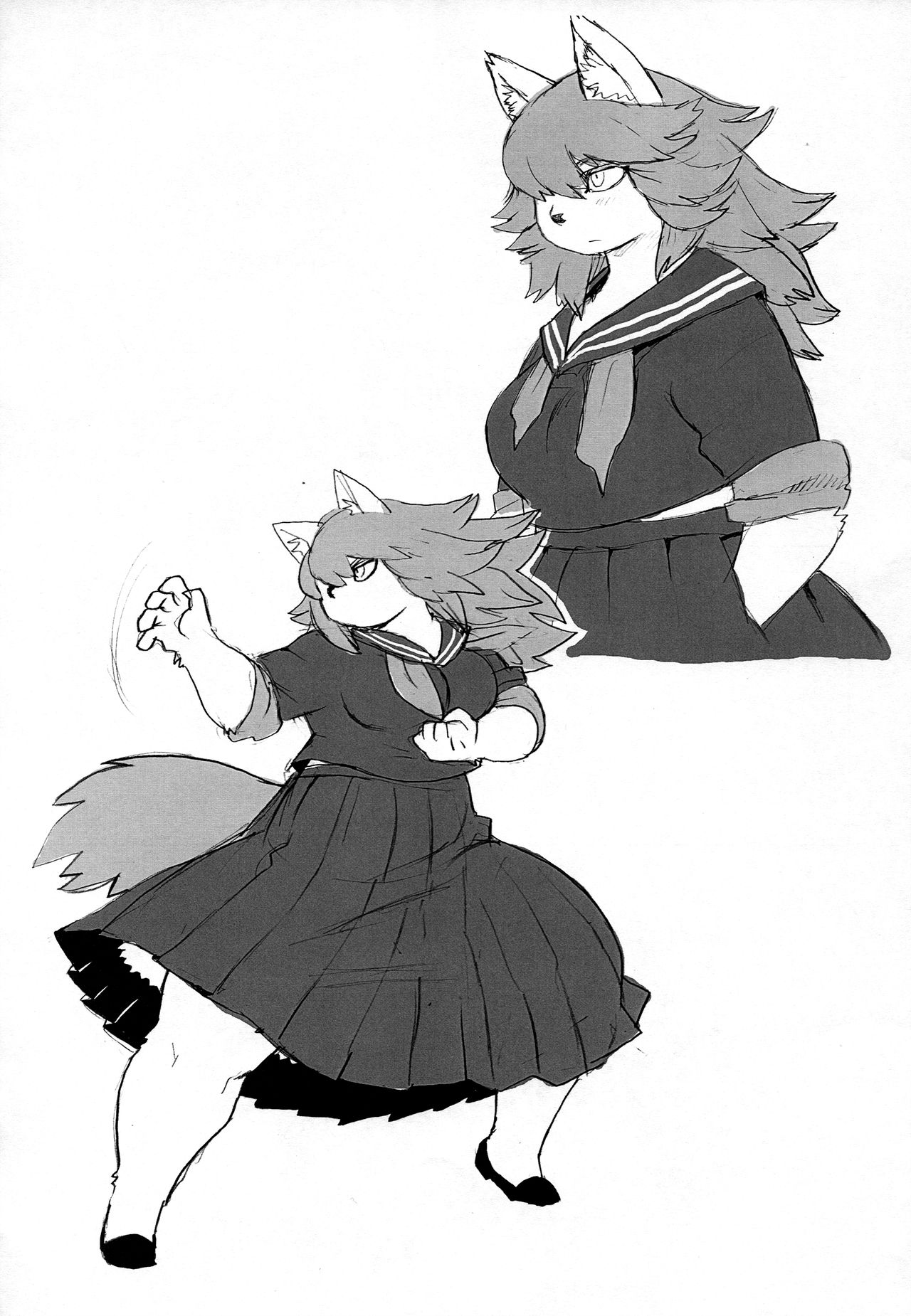 (Shinshun Kemoket 2) [UNKNOWN MEAT (Kojima Video)] Kemomo Gakuen Tsuushin изображение № 5