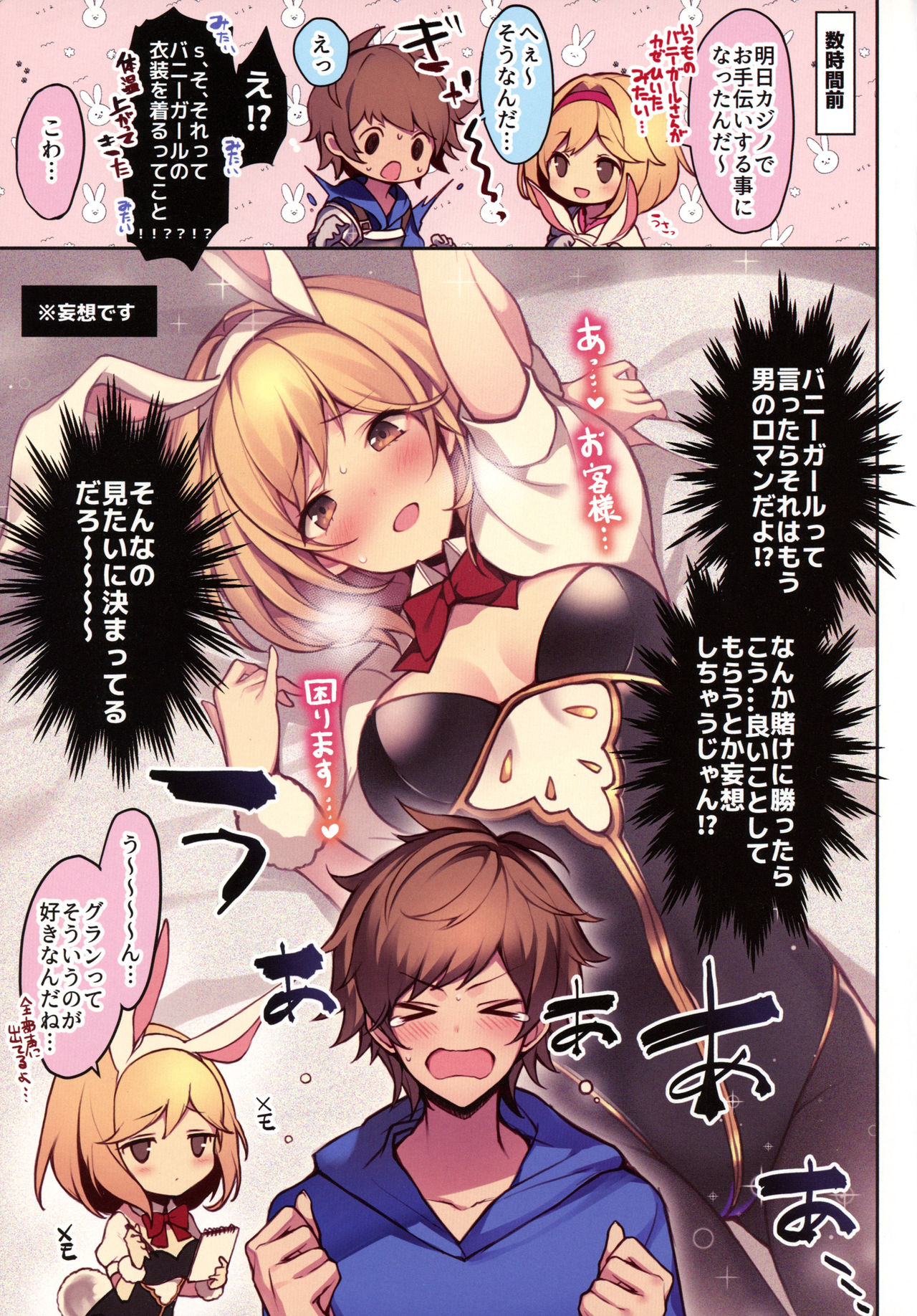 (C97) [homadelic. (Homaderi)] Boku no Tame ni Bunny ni Natte Kureta Djeeta wa Sore wa Sore wa Mou. (Granblue Fantasy) изображение № 4
