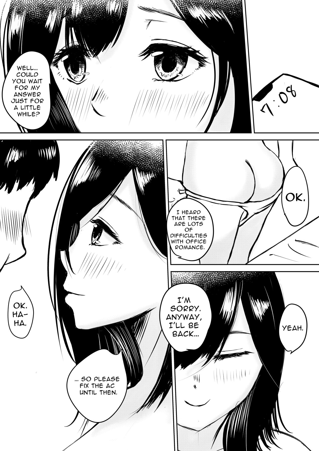 [Iro Murasaki] Kareshi Mochi no Senpai to AirCon ga Kowareta Heya de Asa made... | Senpai Has A Boyfriend, But When We're In A Room With No AC Till Morning... [English] [goodismaker] 34eme image