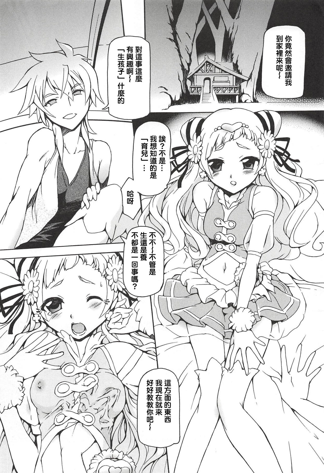 (COMIC1☆13) [Nekoranbu (Minako Nami)] HugPre (Hugtto! PreCure) [Chinese] [ancient个人机翻汉化] image number 3