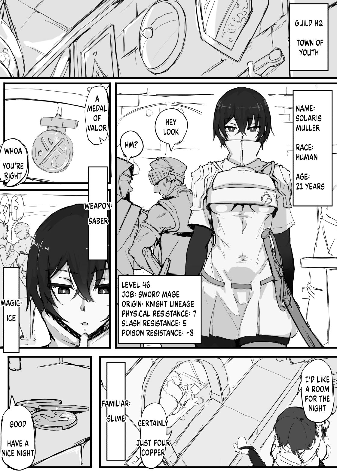 [Shirabe Shiki] Kurokami Cool Kenshi no Shumi | The Stoic Dark-Haired Swordswoman's Hobby [English] изображение № 3