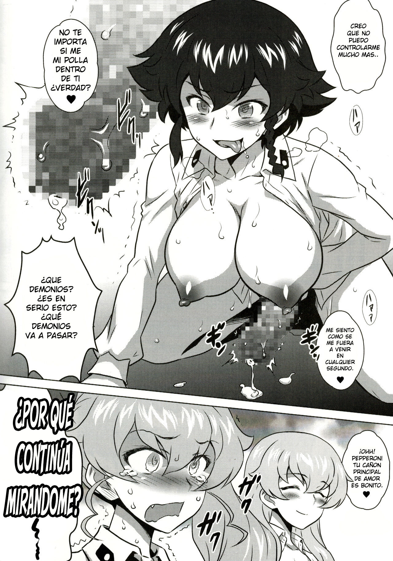 (C90) [Yorokobi no Kuni (JOY RIDE)] Yorokobi no Kuni Vol. 27.5 (Girls und Panzer) [Spanish] 이미지 번호 4
