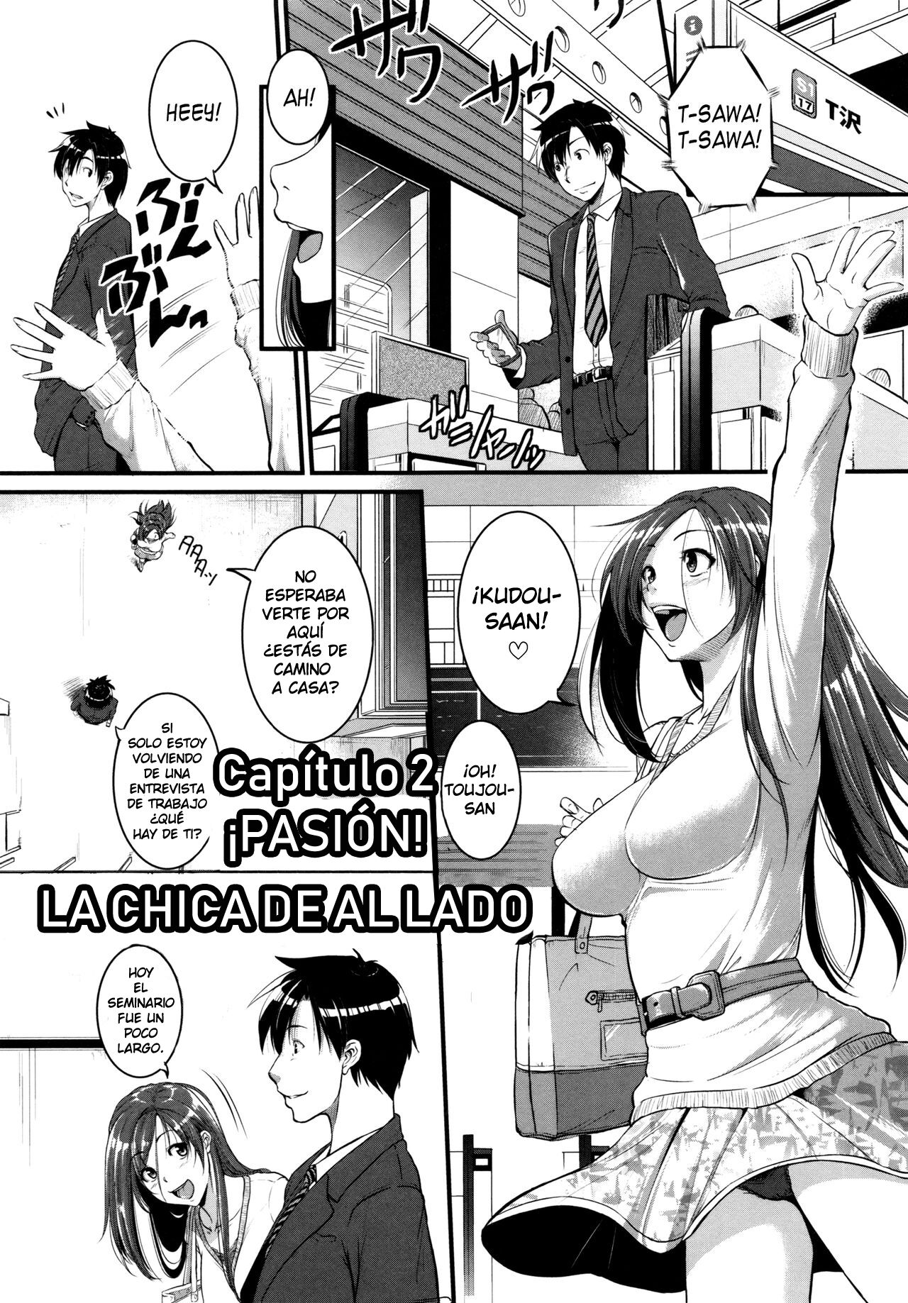 [Tonnosuke] Aibenki Tonari no Dosukebe Onee-san | La Vecina de al Lado Ch. 2 [Spanish] image number 1
