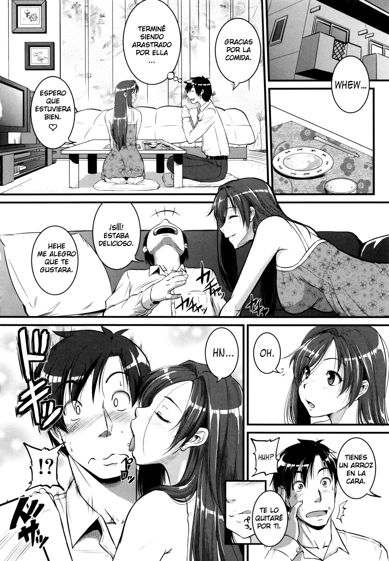 [Tonnosuke] Aibenki Tonari no Dosukebe Onee-san | La Vecina de al Lado Ch. 2 [Spanish] image number 4