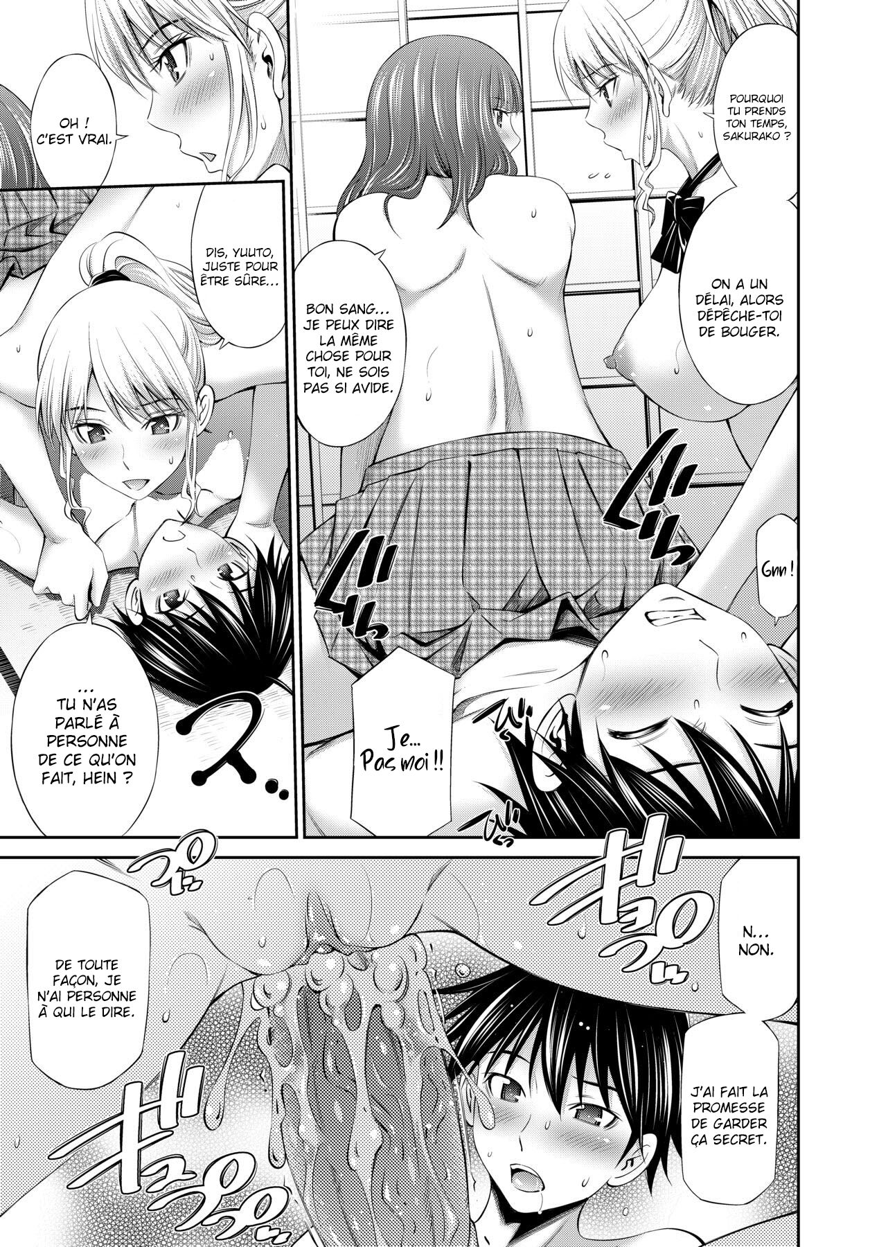 [Sabashi Renya] Senpai-tachi to no Gakuen Seikatsu Ch1-2 [French] [O-S] [Decensored] [Digital] numero di immagine  41