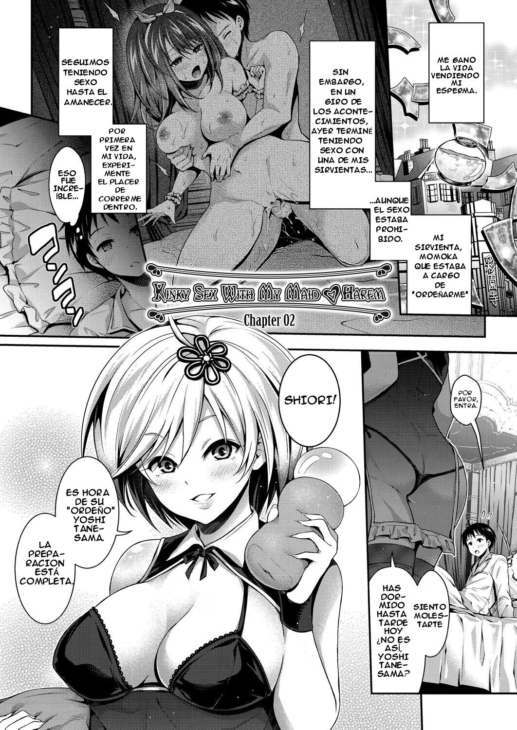 [Hachigo] Harem Maid no Damedame Ecchi Cap. 1-2  [Spanish]  [El Balazo Scan] [Decensored] [Digital] Bildnummer 32