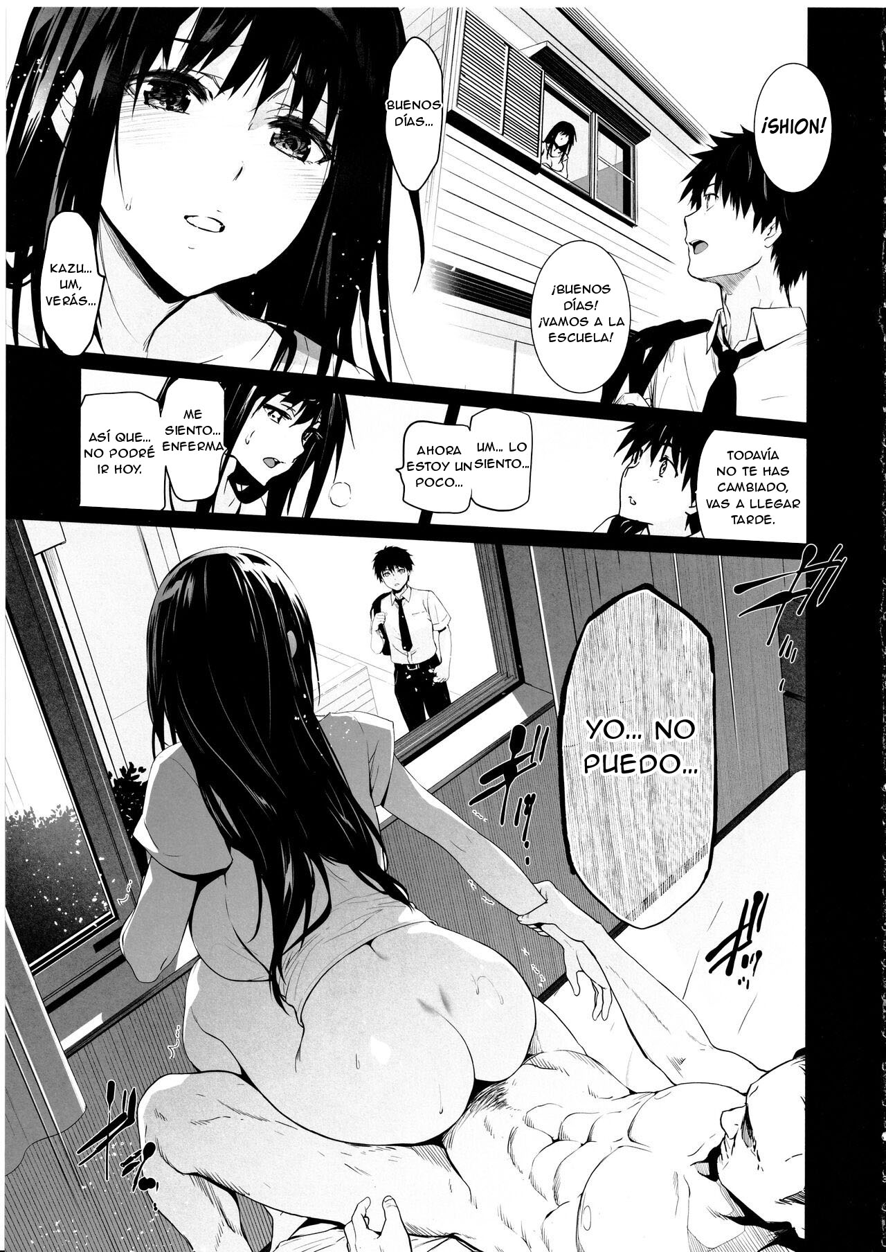 (CT42) [Jingai Makyou (Inue Shinsuke)] Otonari no Nie Yon Tooku e Itta Osananajimi [Spanish] [New Scan Doujin] image number 4