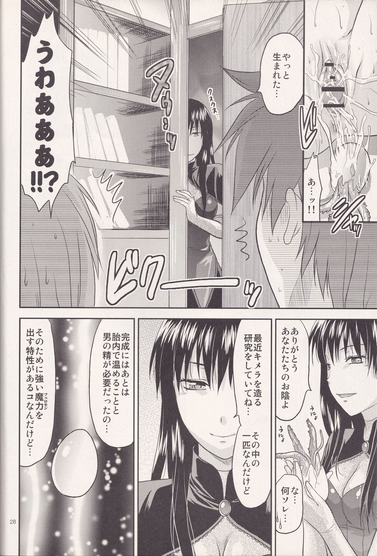 (C77) [Lv.X+ (Yuzuki N Dash)] MYSTERIOUS EGG (Quiz Magic Academy) image number 27