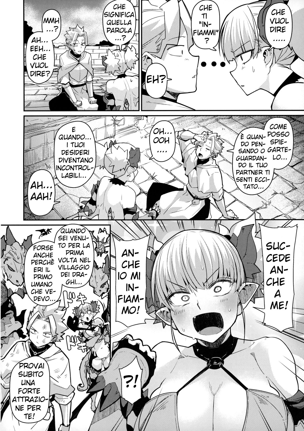 (C96) [Danball Man (Nikuman Umeew)] Dragon Girl [Italian] [Hentai Fantasy] 이미지 번호 8