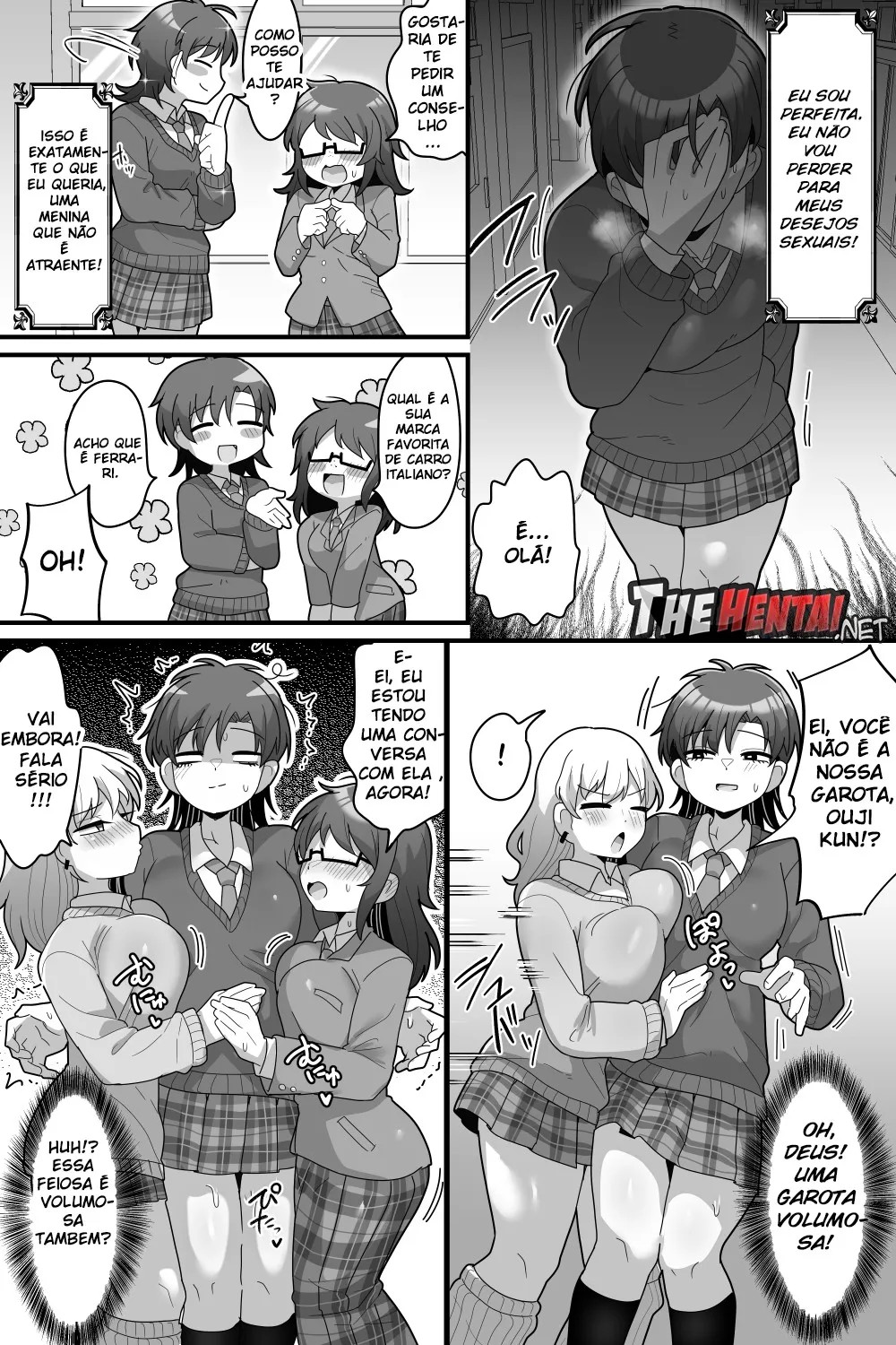 [Dakkoku Kidoutai S.A.C (Dakkoku Jiro)] Gakuen no Ouji-sama VS Futanari Chinpo [Portuguese-BR] numero di immagine  13