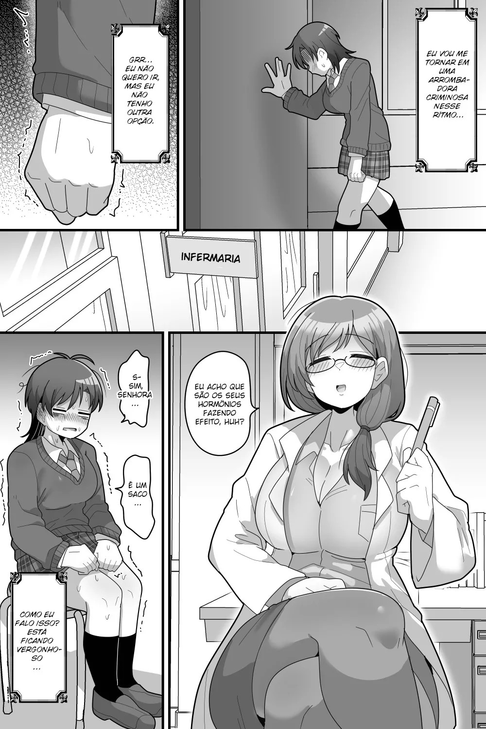 [Dakkoku Kidoutai S.A.C (Dakkoku Jiro)] Gakuen no Ouji-sama VS Futanari Chinpo [Portuguese-BR] numero di immagine  21