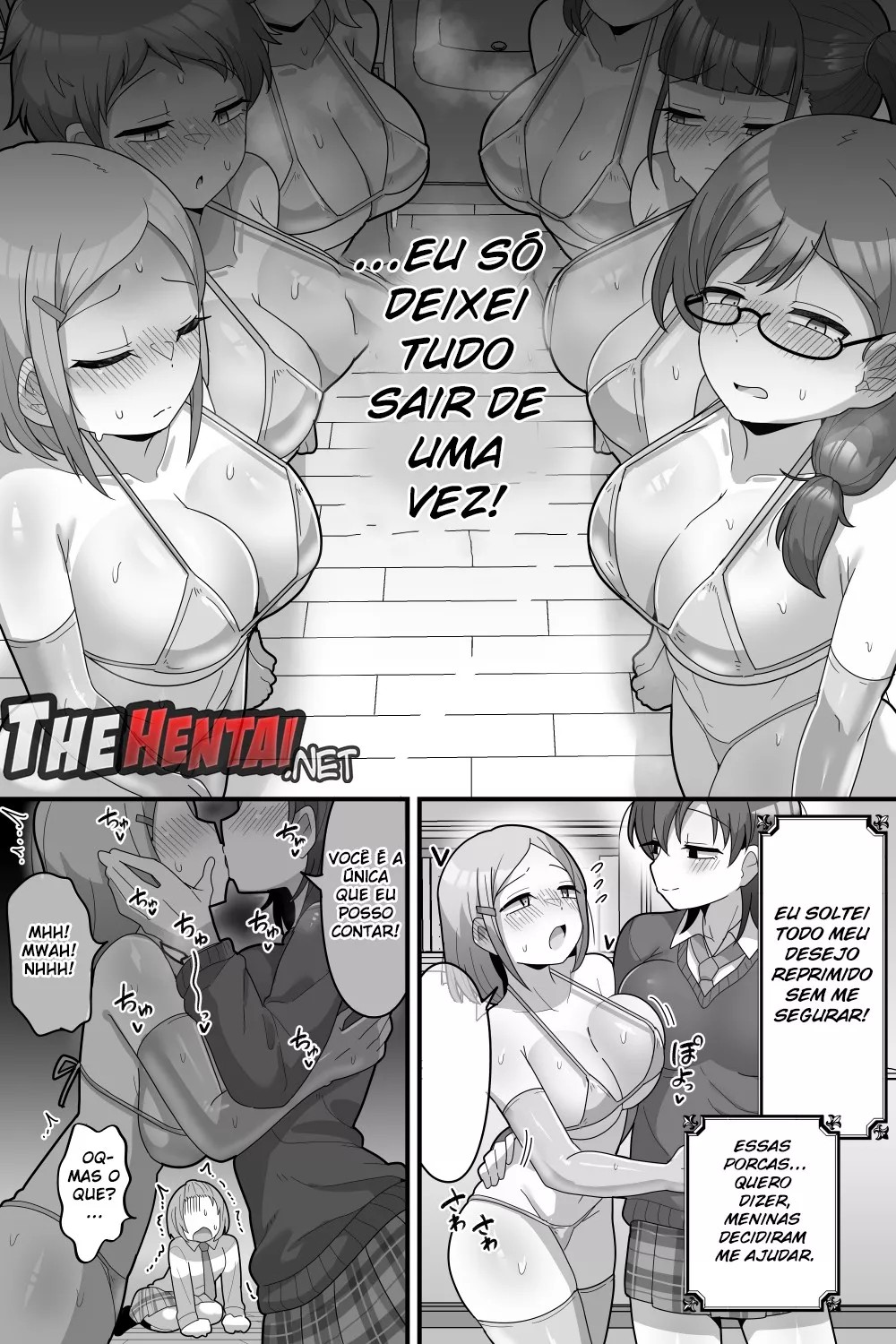 [Dakkoku Kidoutai S.A.C (Dakkoku Jiro)] Gakuen no Ouji-sama VS Futanari Chinpo [Portuguese-BR] numero di immagine  41