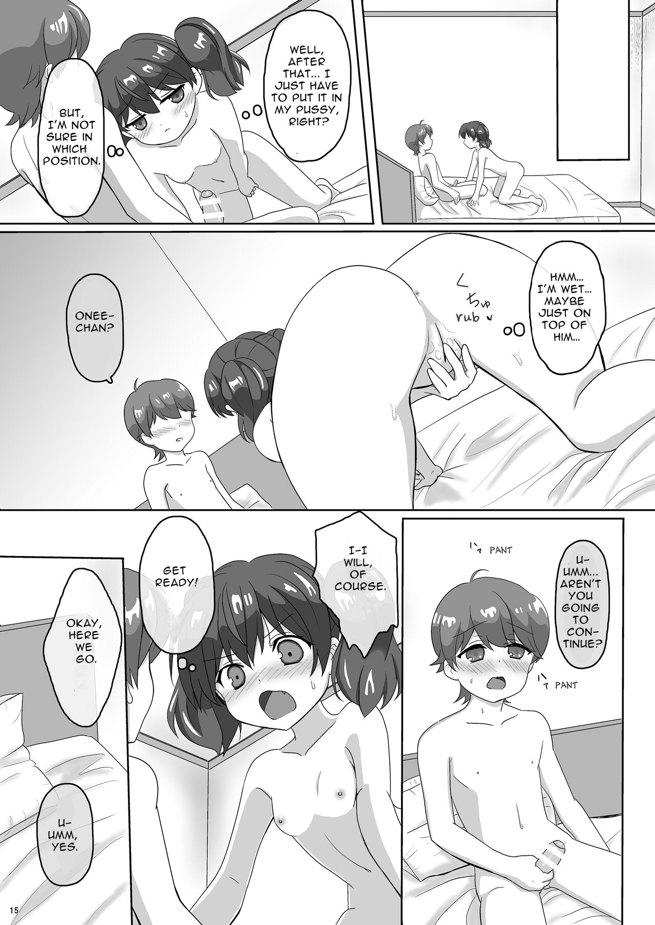 (C91) [PASTEL WING (Kisaragi-MIC)] Sakurai-san-chi no Kyoudai Jijou 01 ~Kokona no Hajimete Ecchi~ | Sakurai Sibling Circumstances 01 ~Kokona's First Time~ [English] [Sleepy Works] image number 15