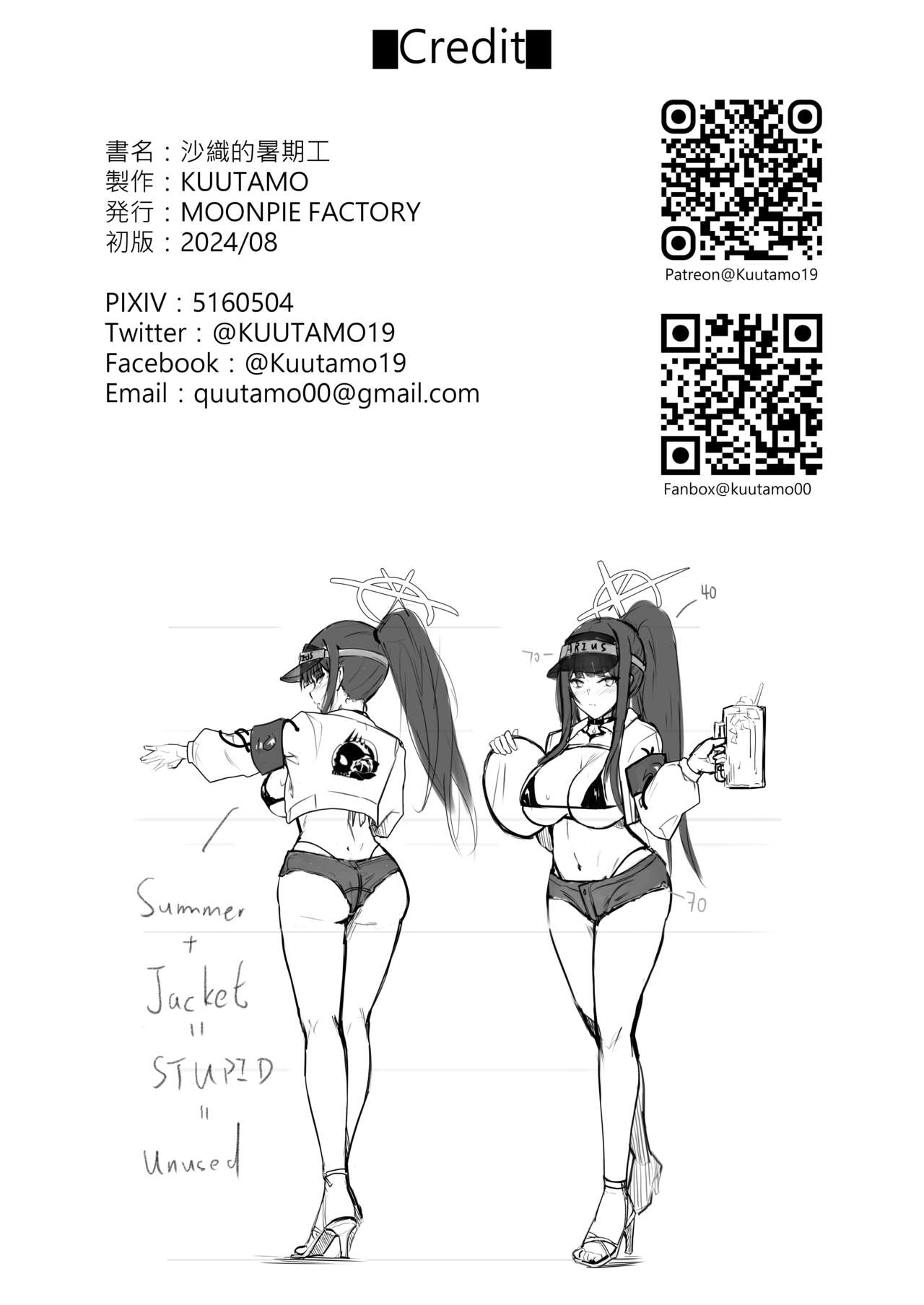 [MOONPIE FACTORY (KUUTAMO)] Saorichan no Summer Baito (Blue Archive) [Digital] numero di immagine  24