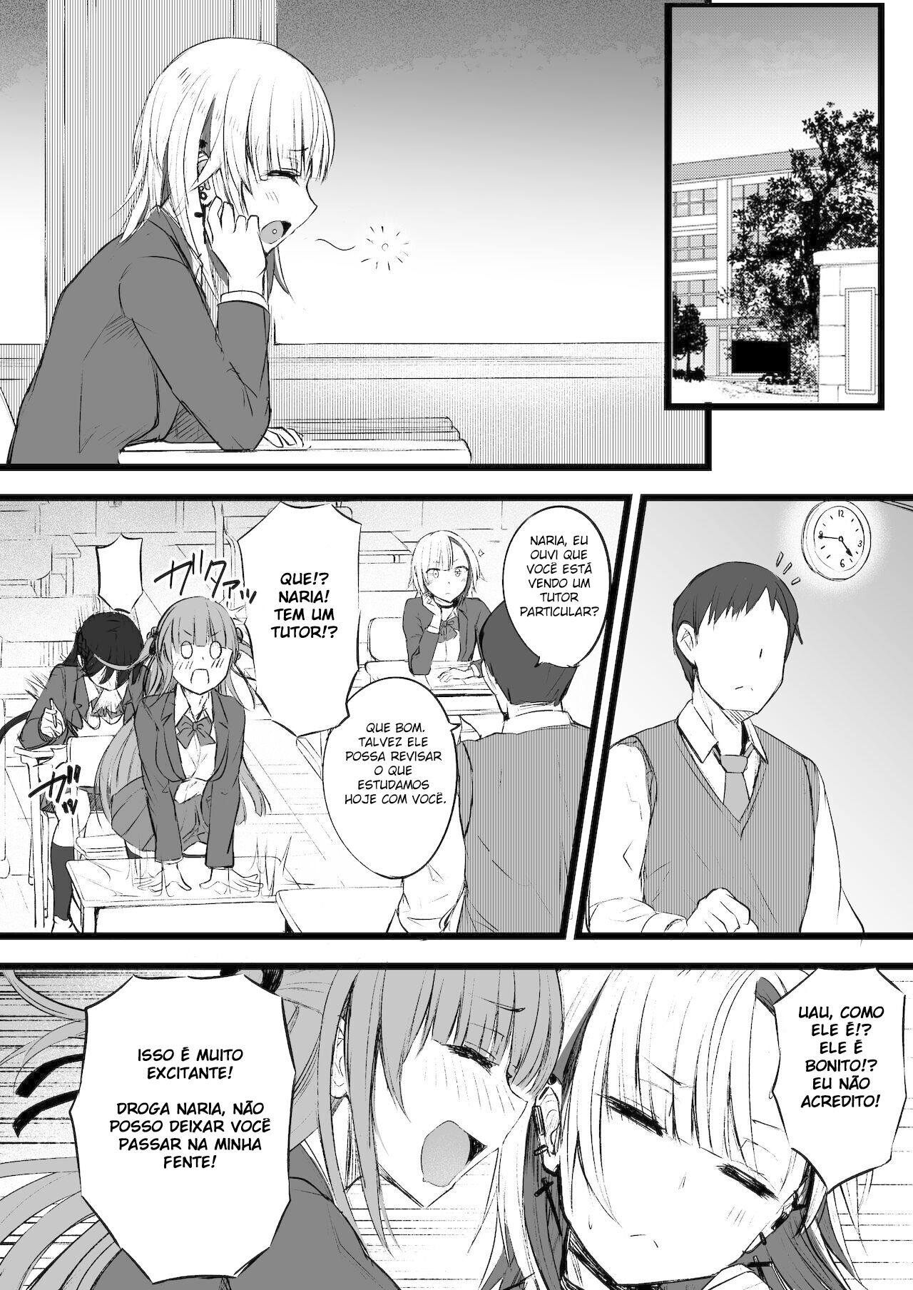 [Futamare (akiAmare)] Futanari JK Naria-chan [Portuguese-BR] [Black Hentai] [Digital] 이미지 번호 10