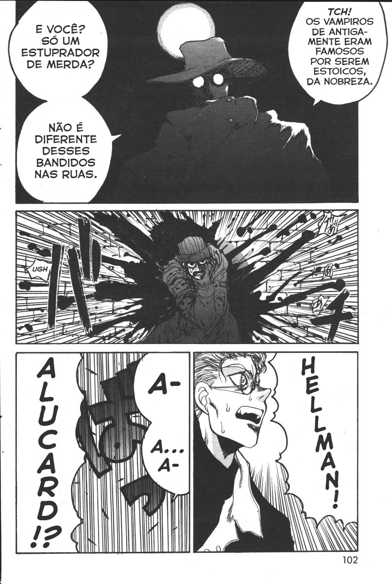 [Hirano Kouta] Hellsing. The Legends of a Vampire Hunter (COMIC Kairakuten 1996-10) [Português-BR] [MPScans] 12eme image