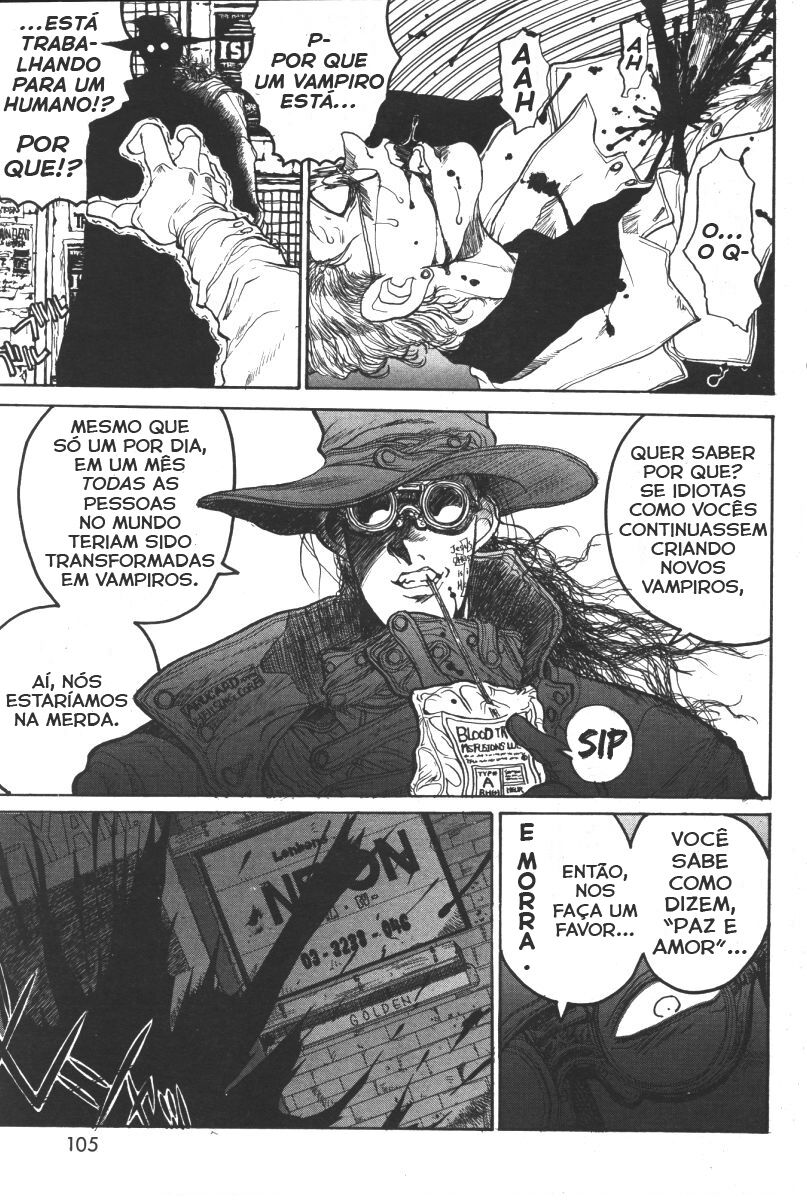 [Hirano Kouta] Hellsing. The Legends of a Vampire Hunter (COMIC Kairakuten 1996-10) [Português-BR] [MPScans] 15eme image