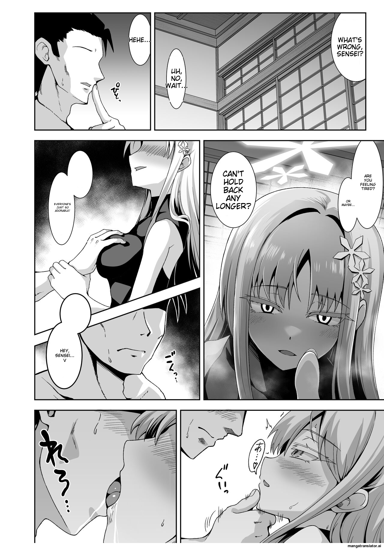 [Tsukino Chikake Ikoku (Chikake)] Uohi (Blue Archive) [English] [Digital] numero di immagine  6