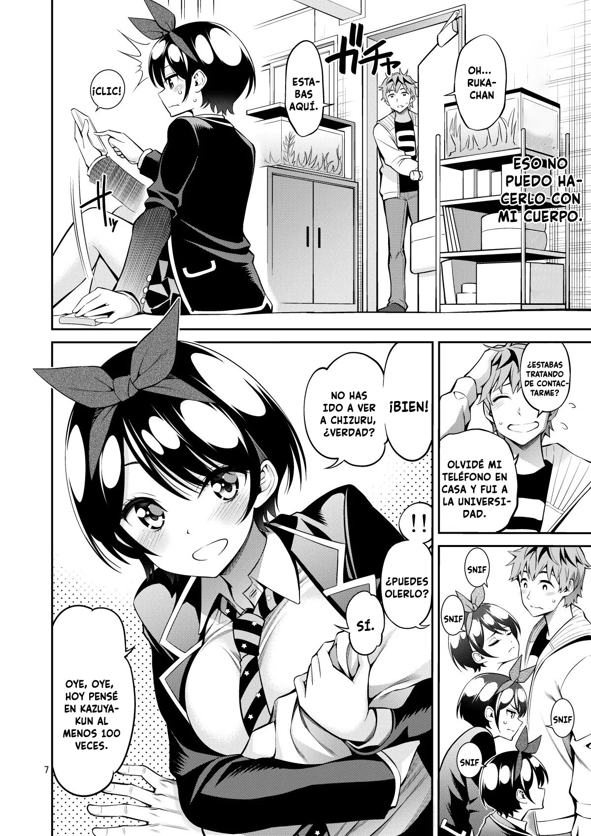 [Popochichi (Yahiro Pochi)] Rental Kanojo Osawari Shimasu 11 (Kanojo, Okarishimasu) [Spanish] [Rashi Scanlation] [Digital] image number 7