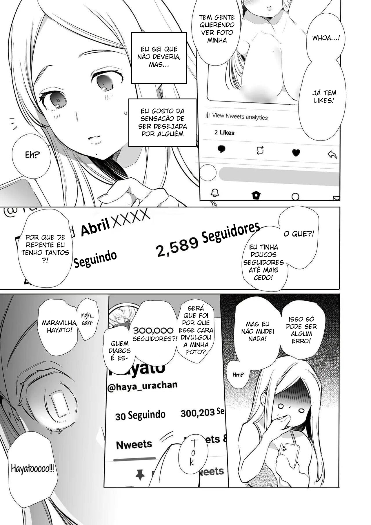 [Yatomomin (Yamamoto Tomomitsu)] Kana-san NTR ~Uraaka Danshi ni yoru Uraaka Hitozuma Mesu ochi Choukyou~ | A Degradação de Uma Dona de Casa Por Um Famosinho da Internet [Portuguese-BR] 图片编号 8