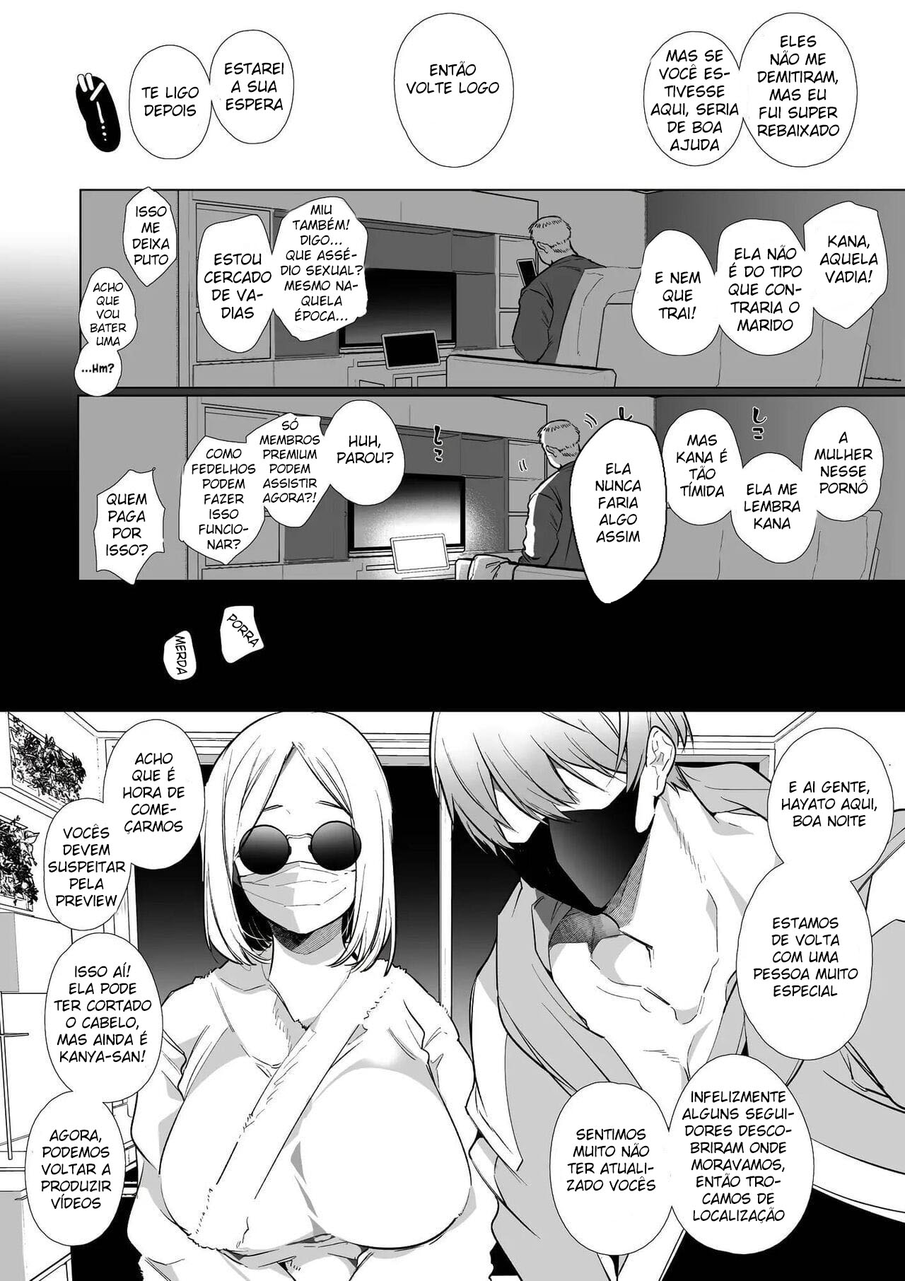 [Yatomomin (Yamamoto Tomomitsu)] Kana-san NTR ~Uraaka Danshi ni yoru Uraaka Hitozuma Mesu ochi Choukyou~ | A Degradação de Uma Dona de Casa Por Um Famosinho da Internet [Portuguese-BR] 图片编号 49